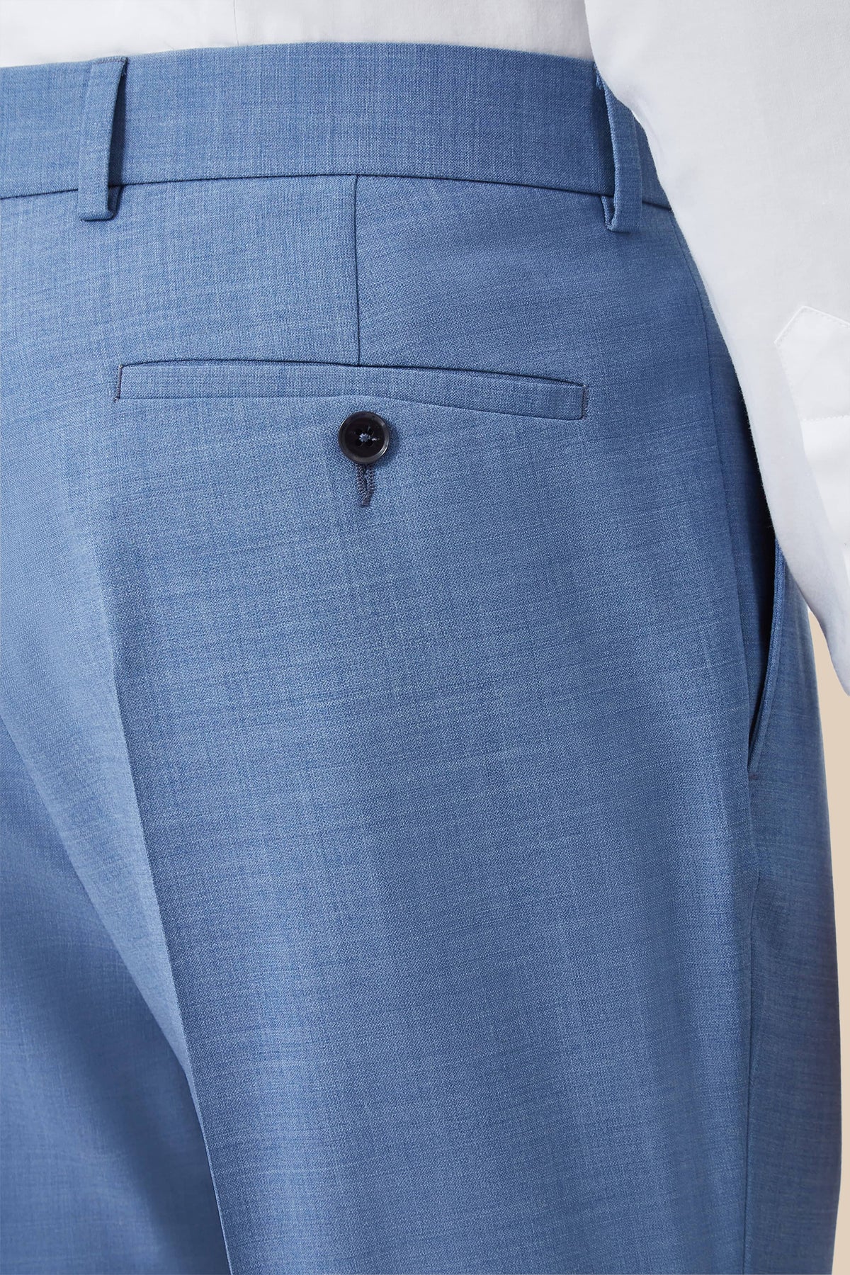 Kilburn Slim Fit Blue Suit Trousers