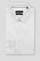 Asmara Slim White Sateen Cotton Shirt