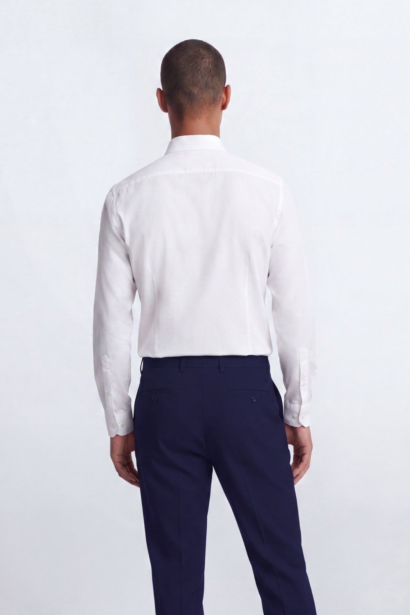Apsley Slim Fit White Cotton Shirt