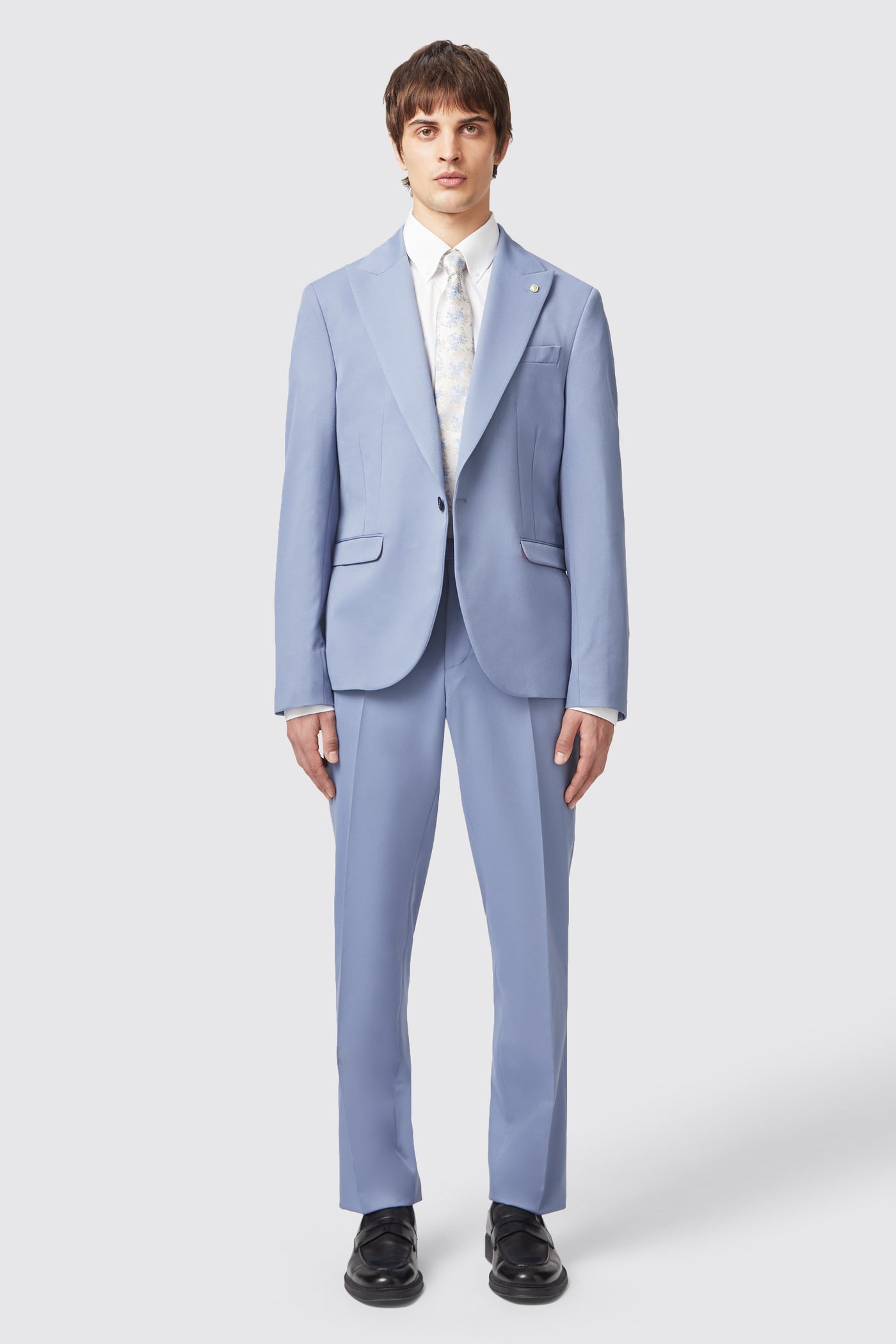 Buscot Slim Fit Blue Trousers - ARCHIVE