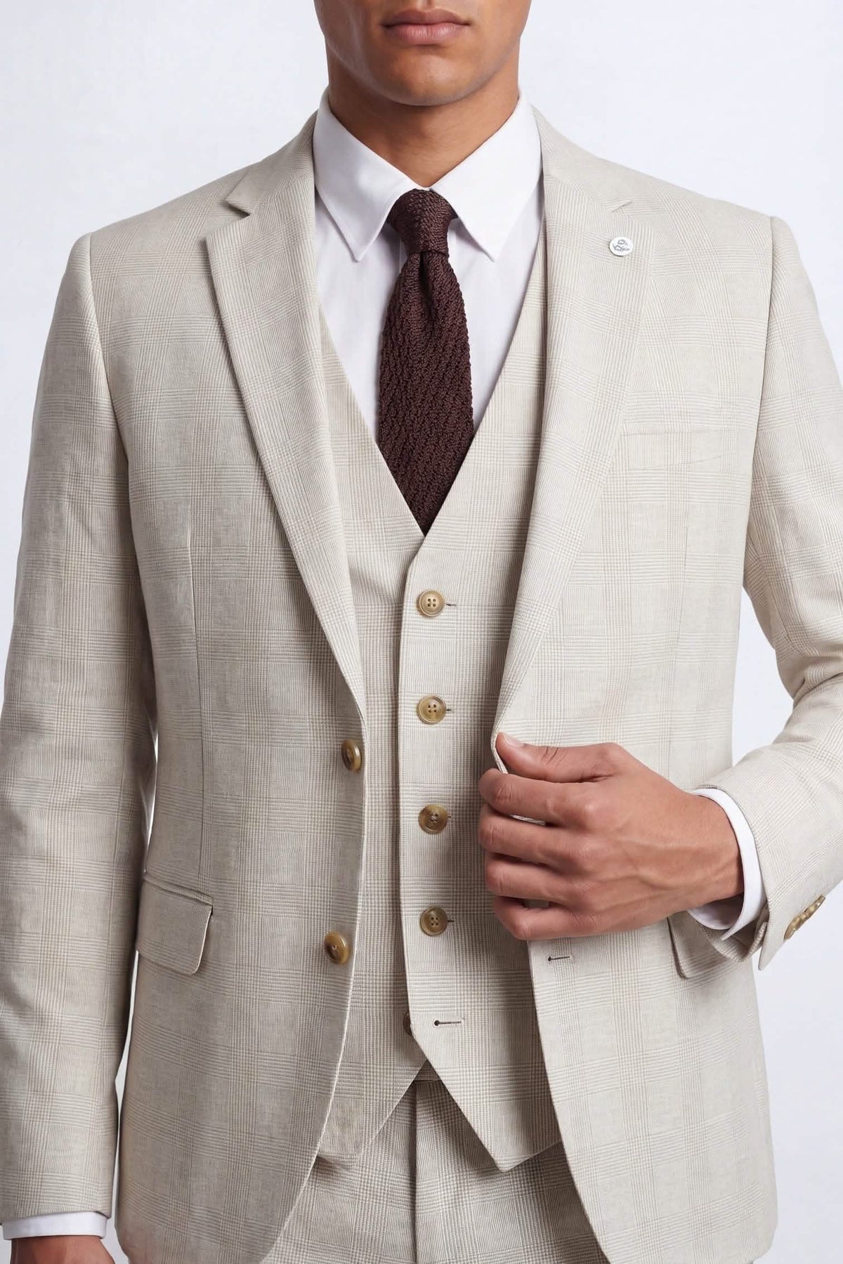 Beckford Slim Fit Check Suit Jacket