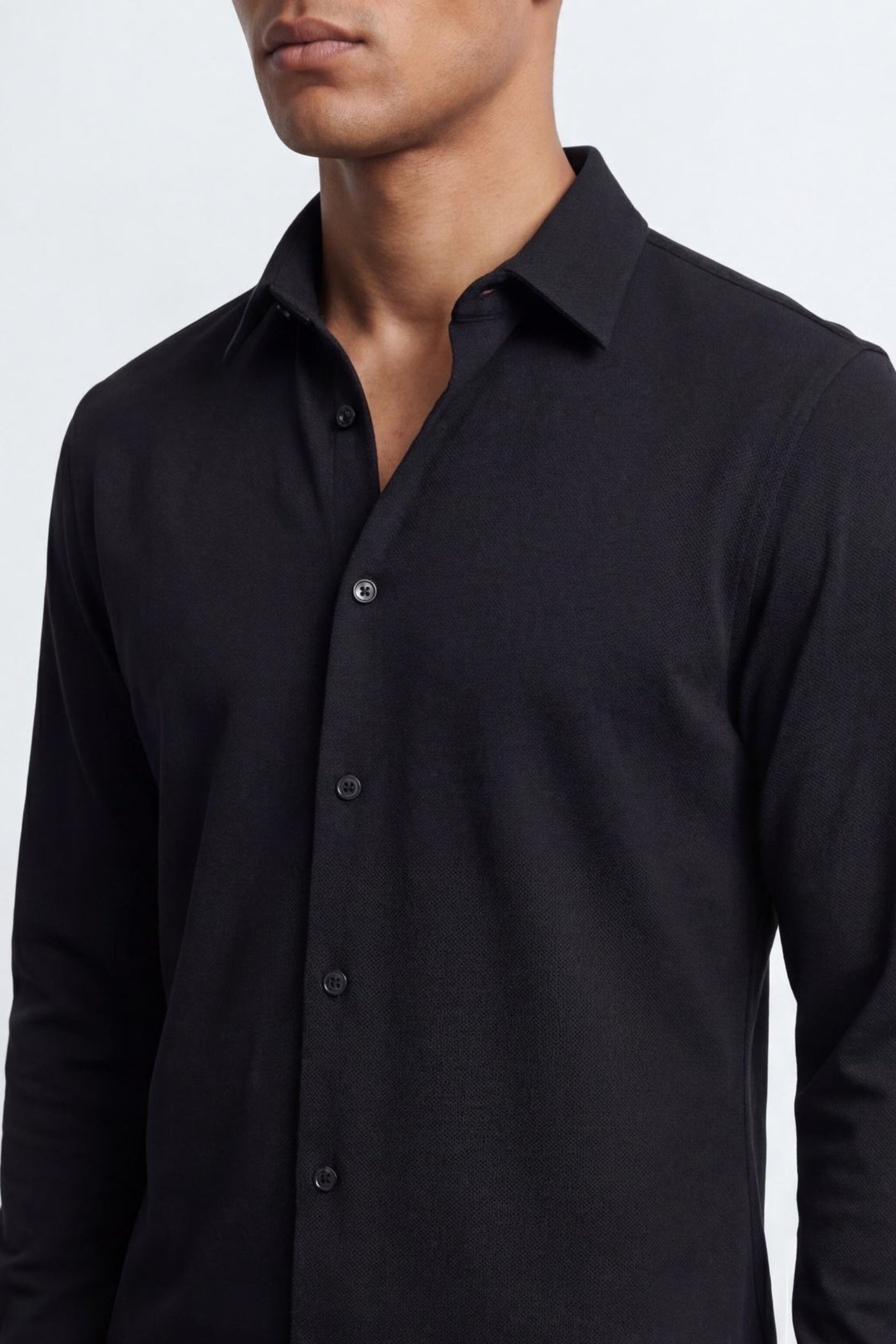 Noah Black Jersey Shirt