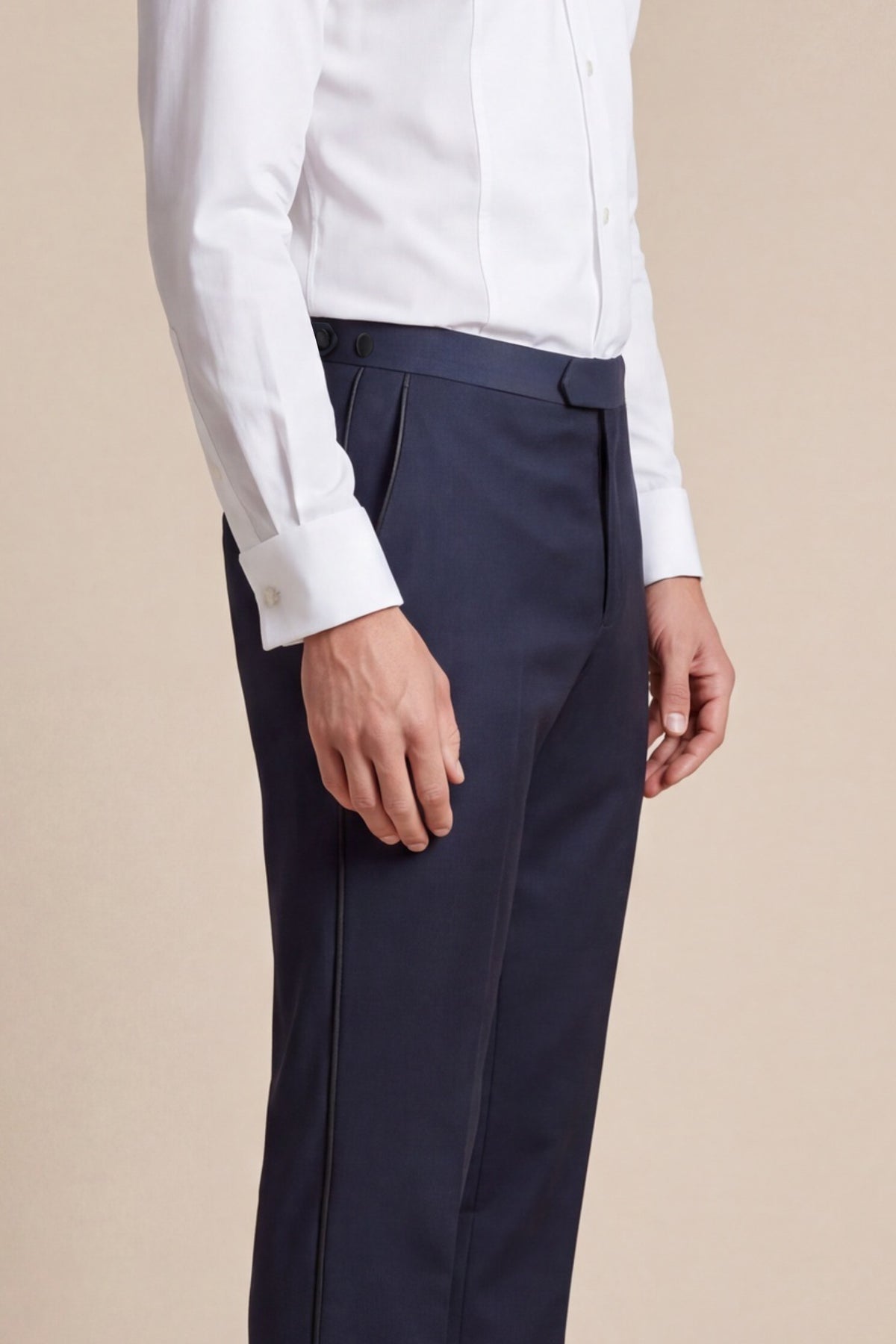 Palmer Slim Tux Pant Navy