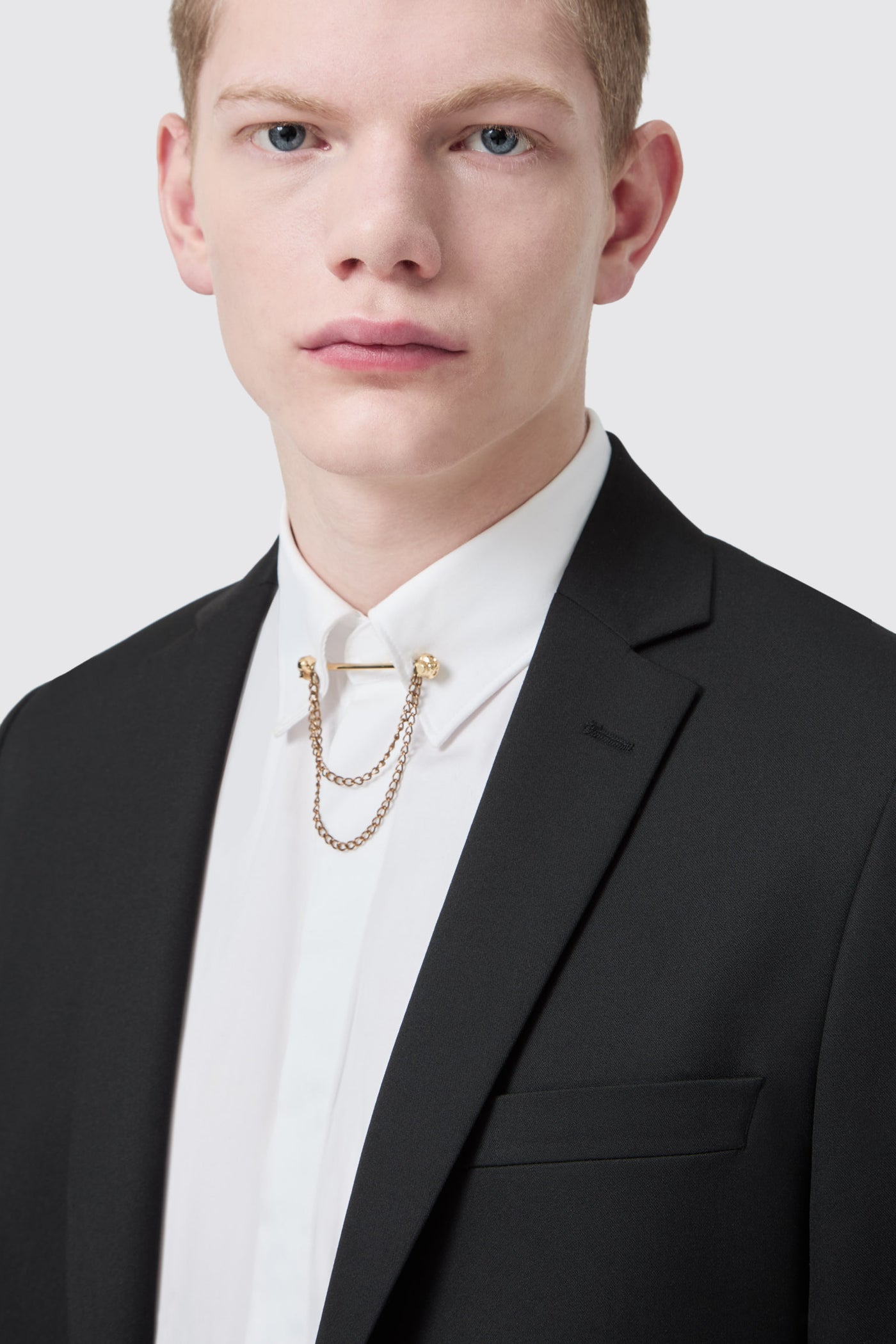 Ellroy Skinny Fit Black Suit Jacket