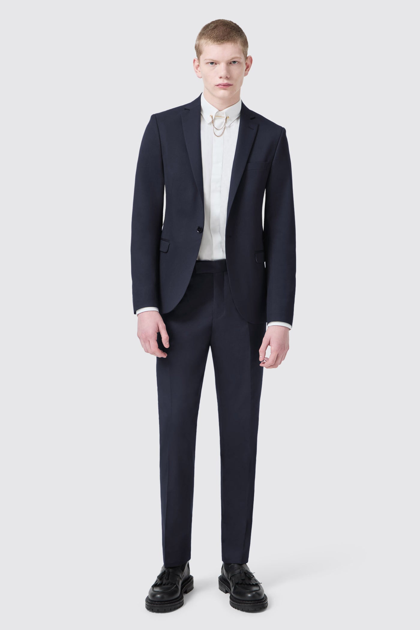 Ellroy Skinny Fit Navy Suit Jacket