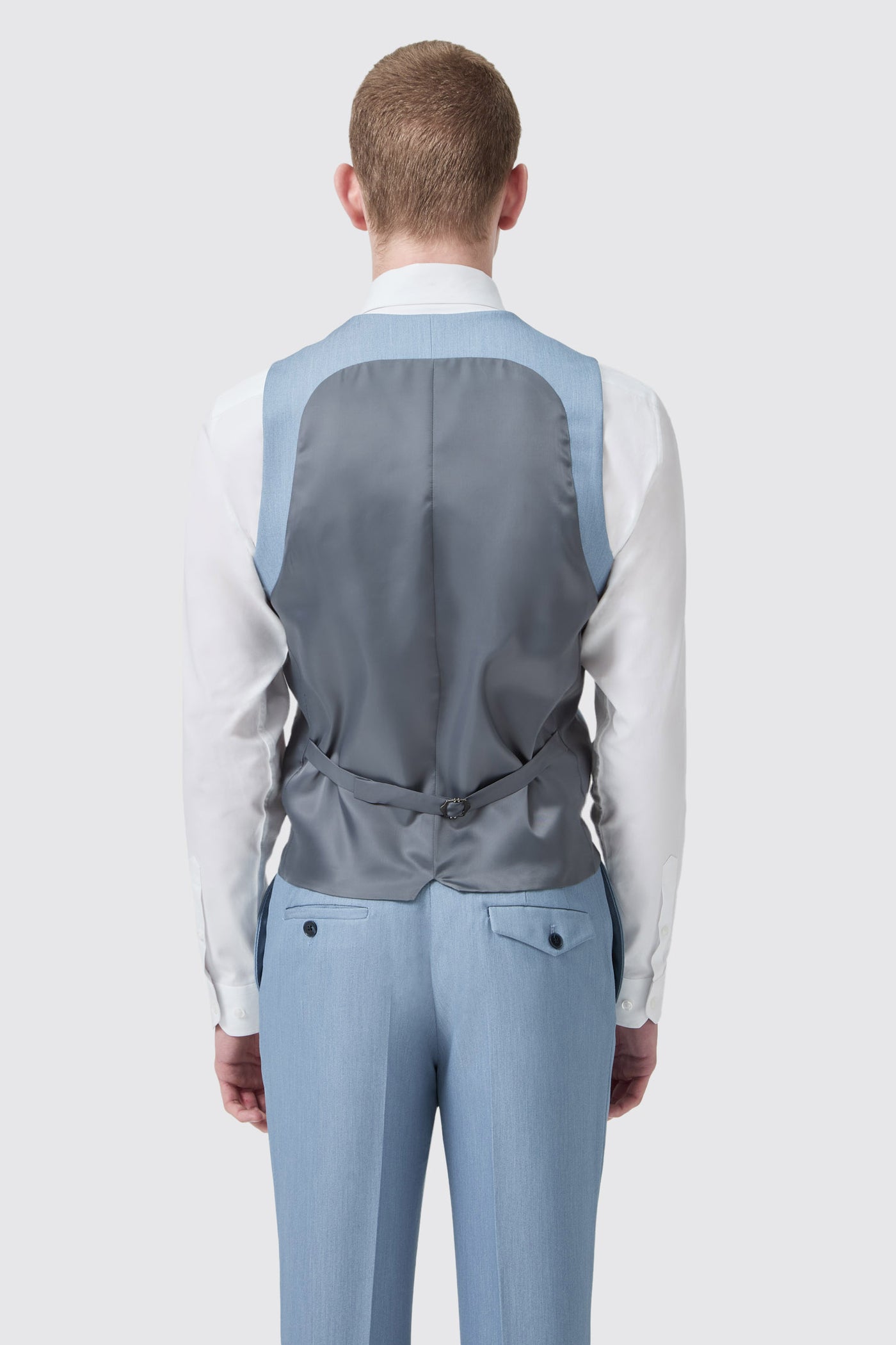 Ellroy Slim Fit Blue Waistcoat