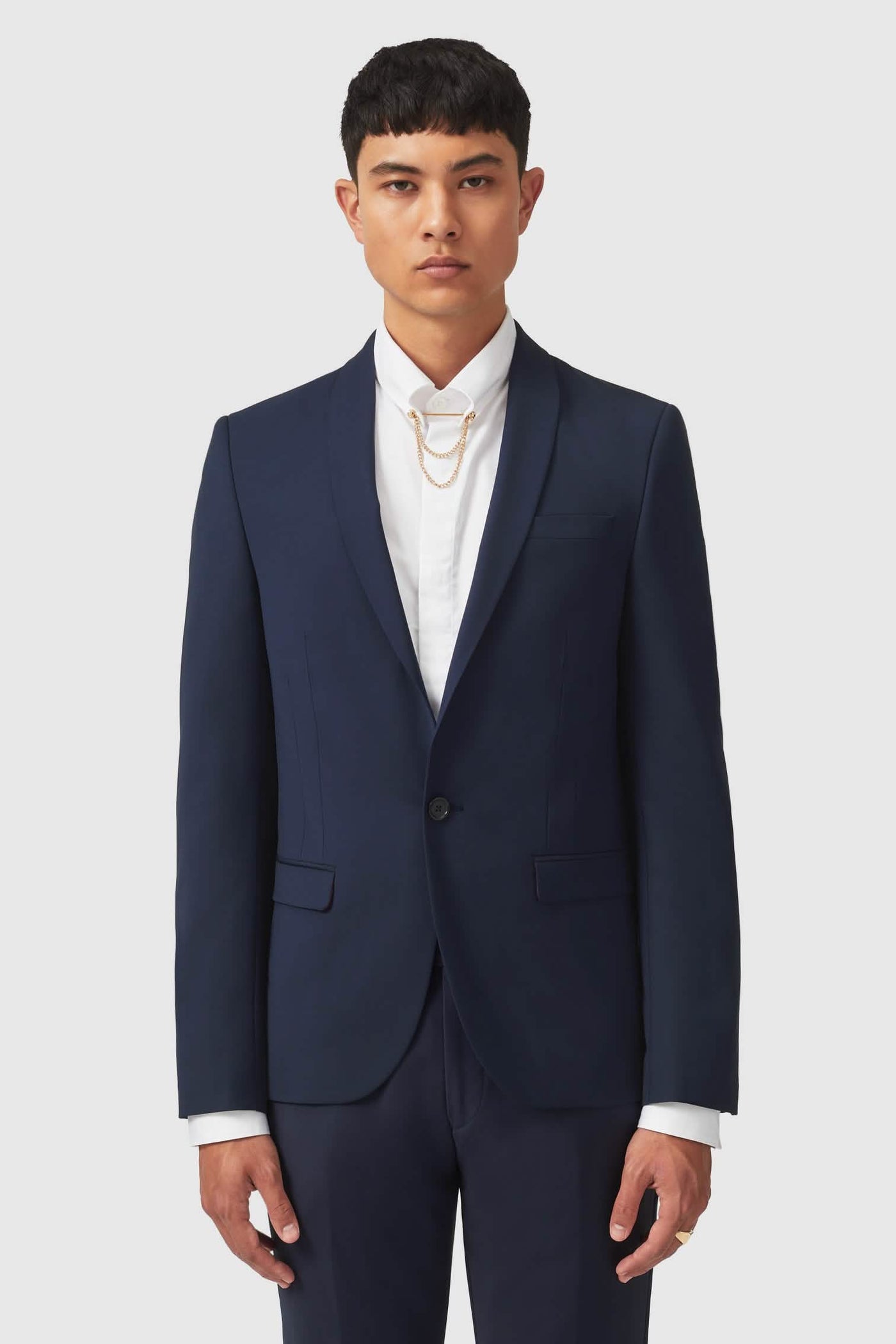 Hamilton Skinny Fit Navy Jacket