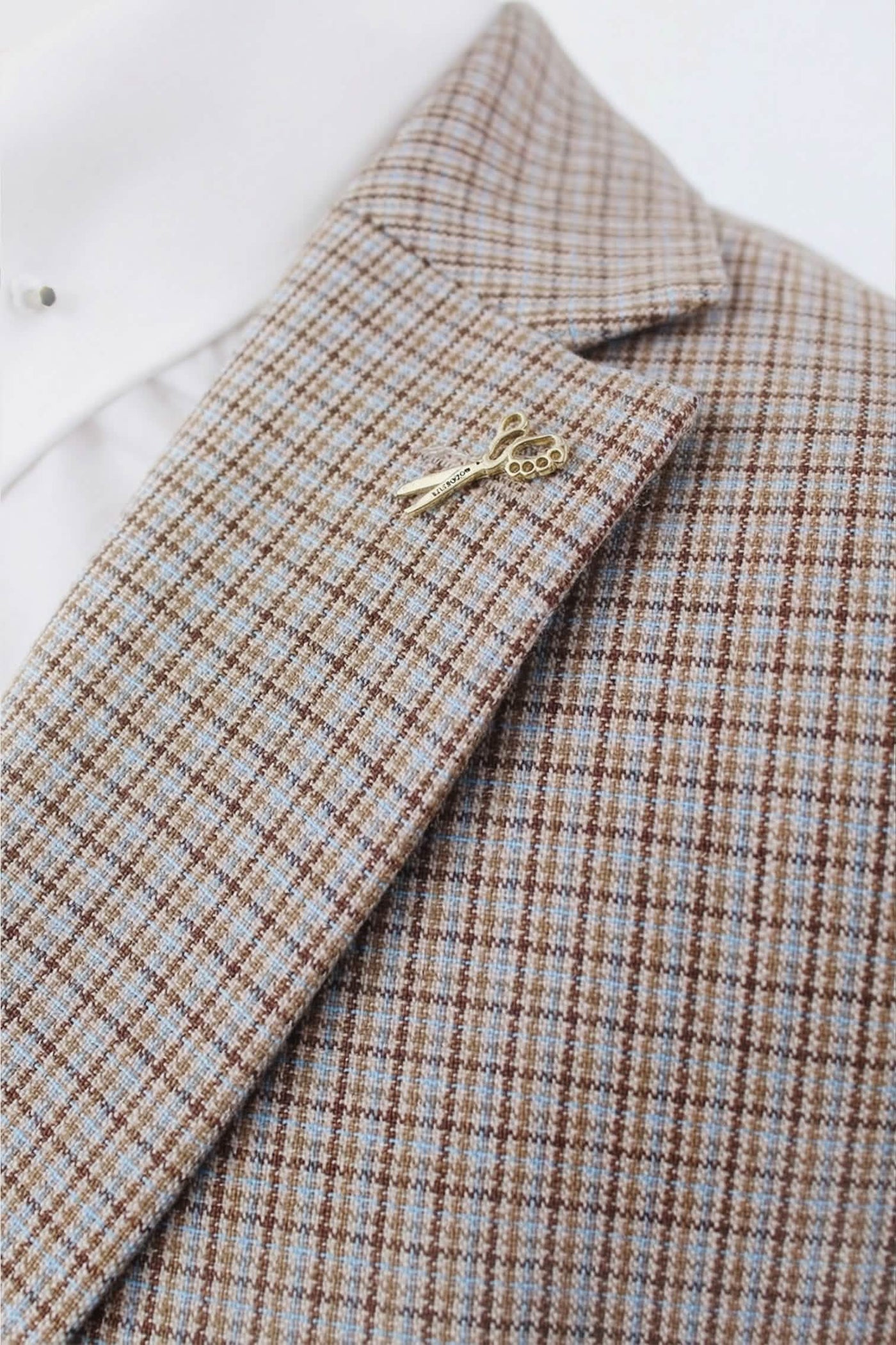 Fraser Slim Fit Brown Check Suit Jacket