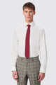 Fordwych Slim Fit White Twill Cotton Shirt