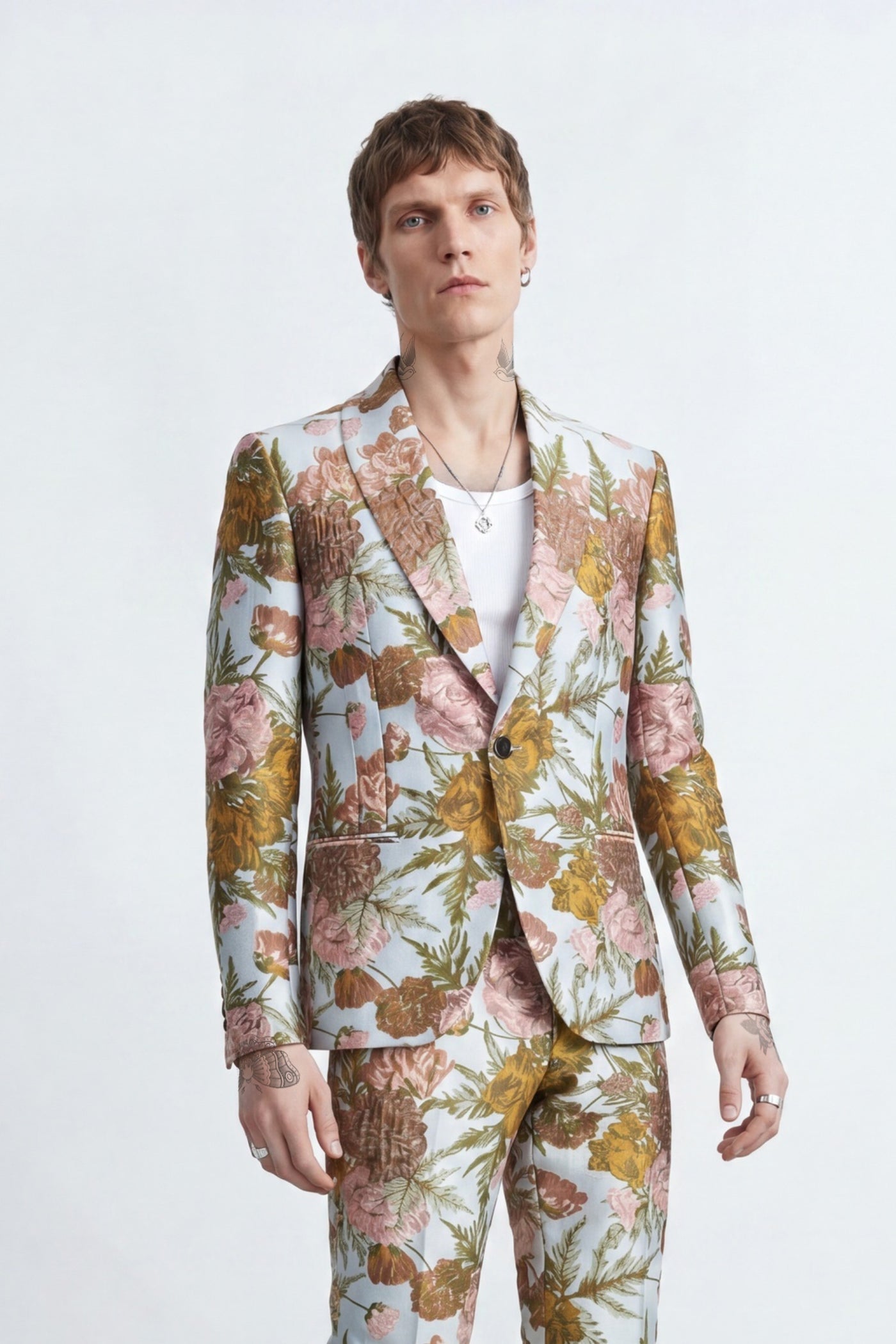 Hirshfield Slim Fit Floral Suit Jacket