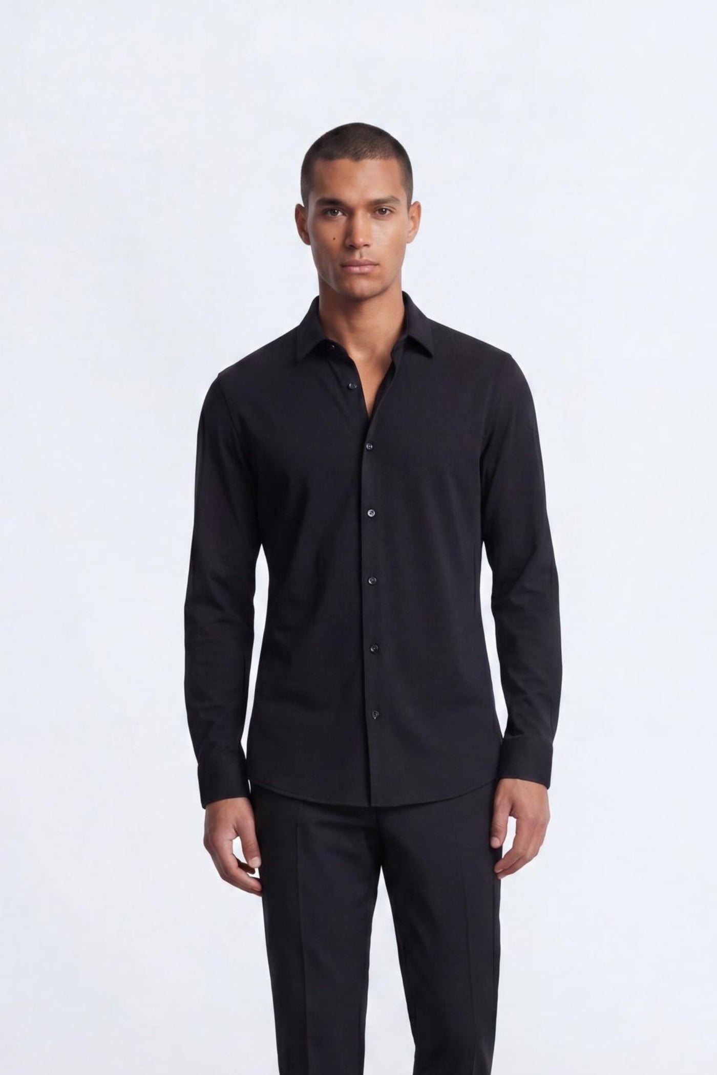 Noah Black Jersey Shirt