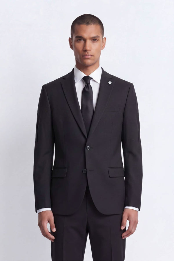 Orwell Slim Fit Black Suit Jacket