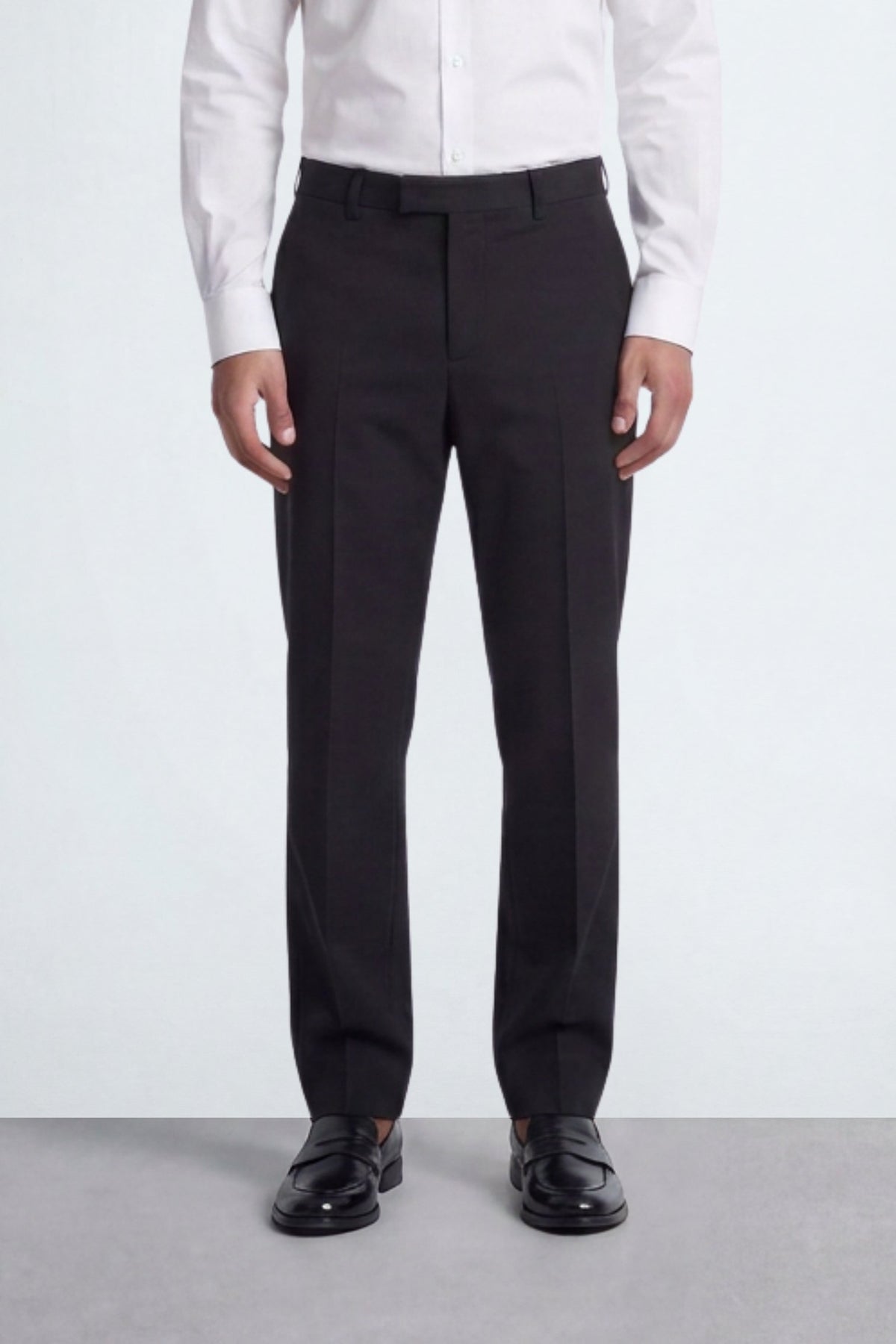 Orwell Slim Fit Black Suit Trousers