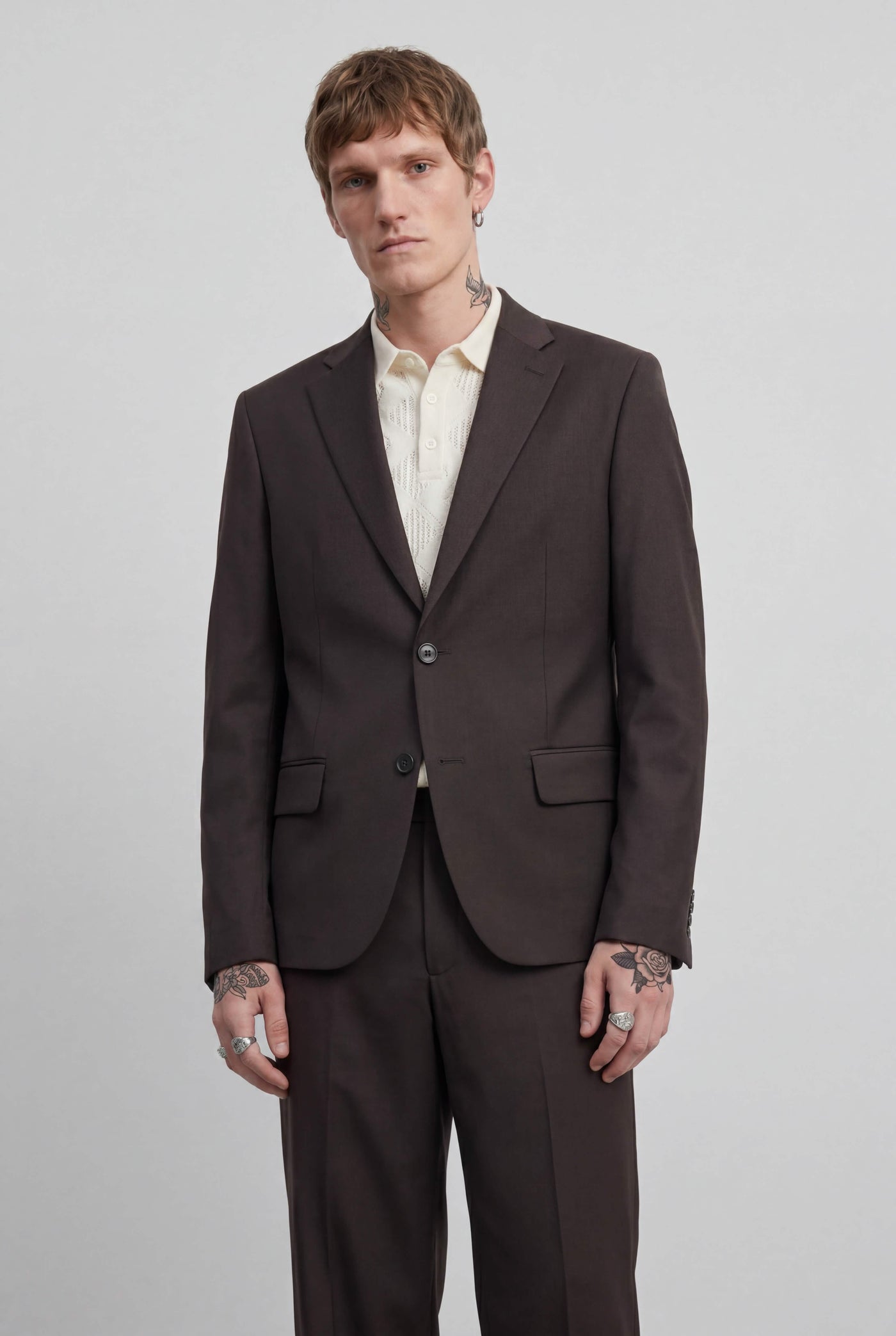 Floyd Relaxed Fit Brown Suit (Copy)