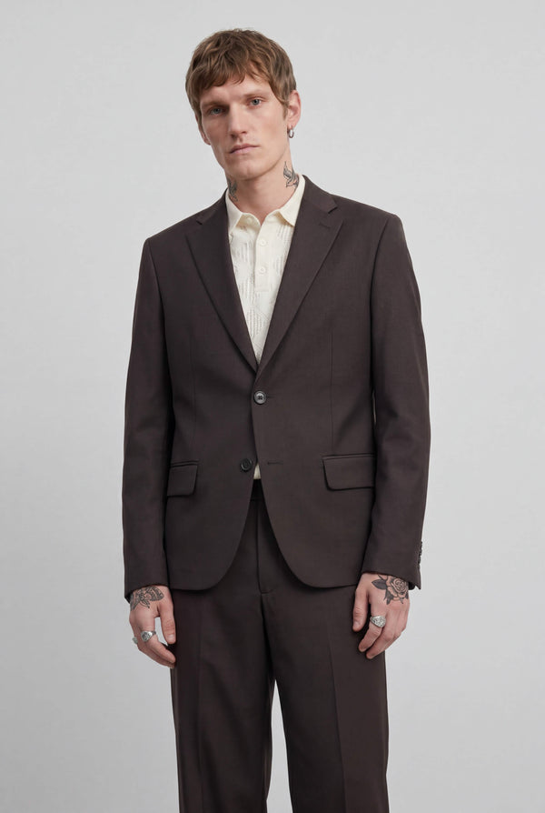 Floyd Relaxed Fit Brown Suit Jacket