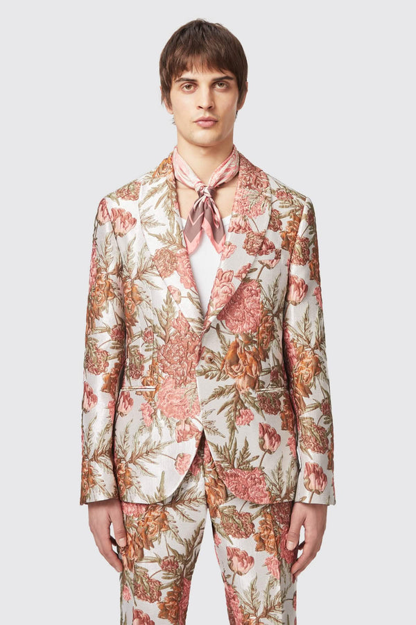 Harlow Slim Fit Floral Suit Jacket