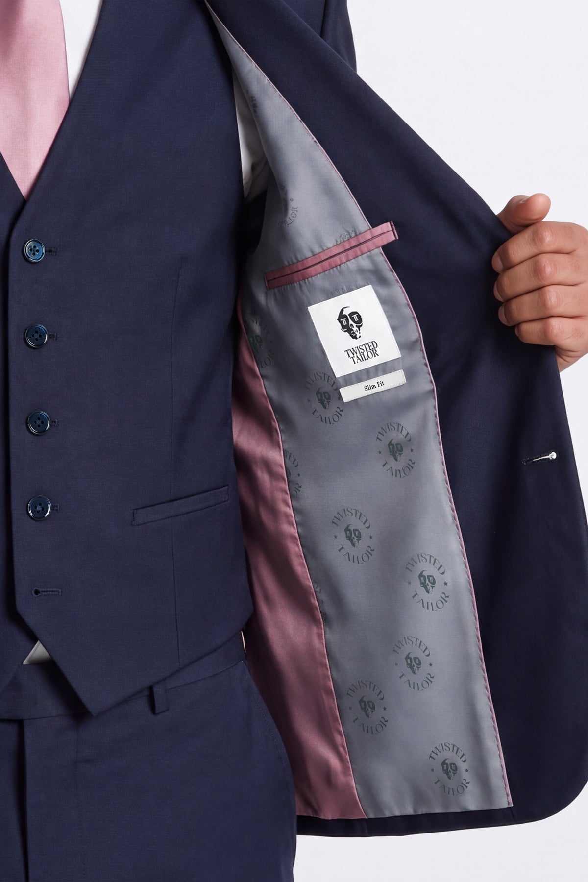Orwell Slim Fit Navy Suit Jacket