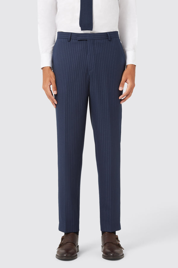 Milltown Slim Fit Navy Double Breasted Pant TT x AM - ARCHIVE