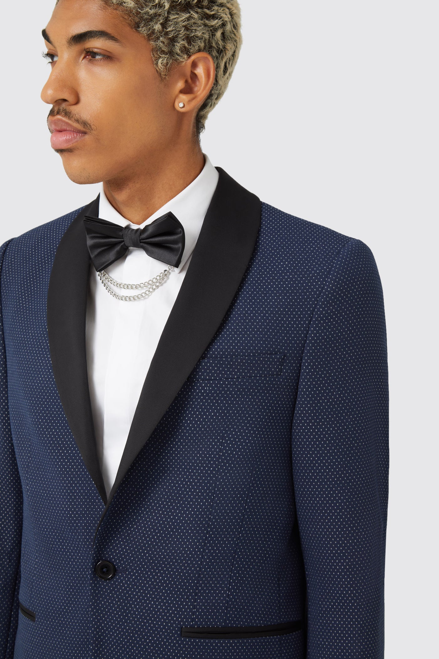 Neale Navy Jacquard Jacket TT x AM - ARCHIVE