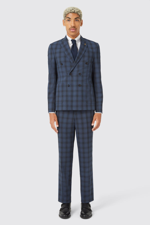 Thurles Navy Check Suit TTx AM - ARCHIVE