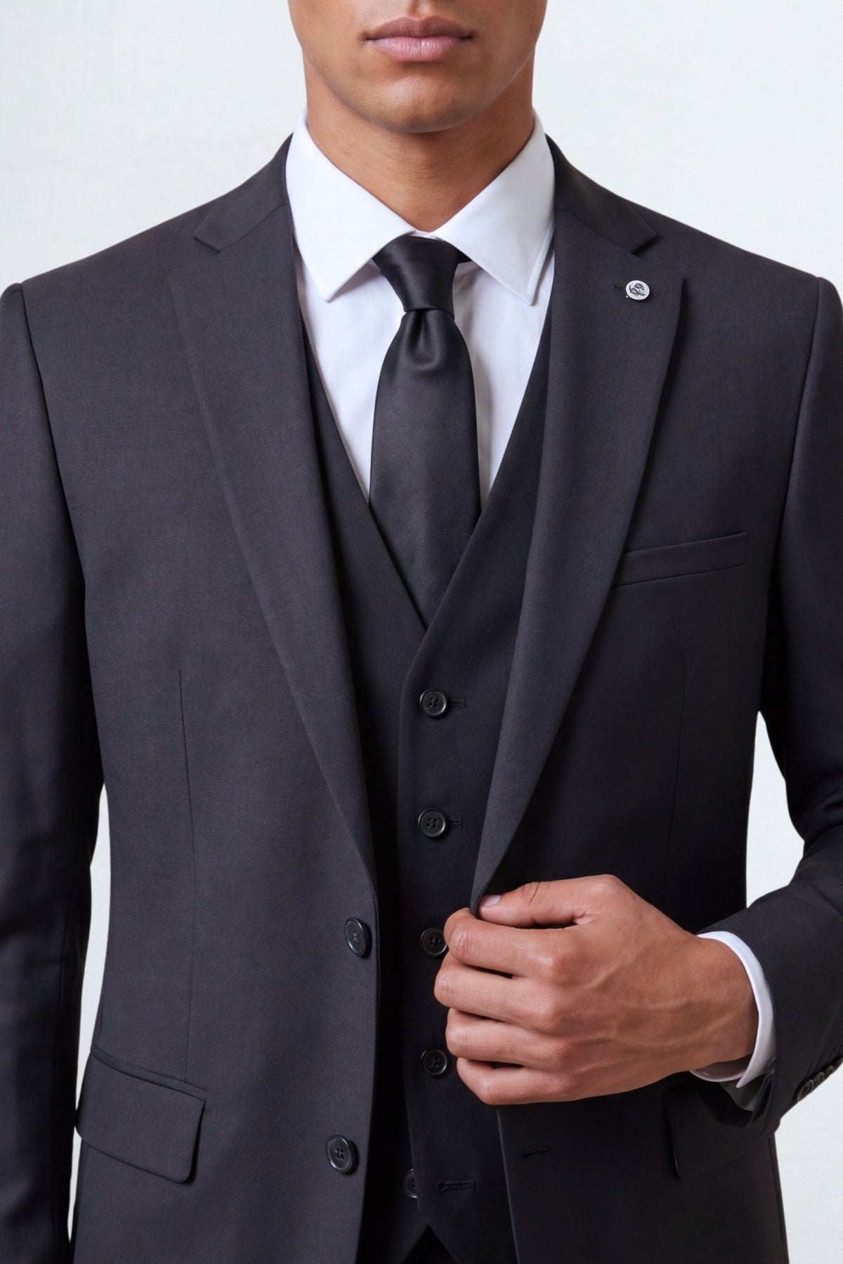 Orwell Slim Fit Black Suit Jacket