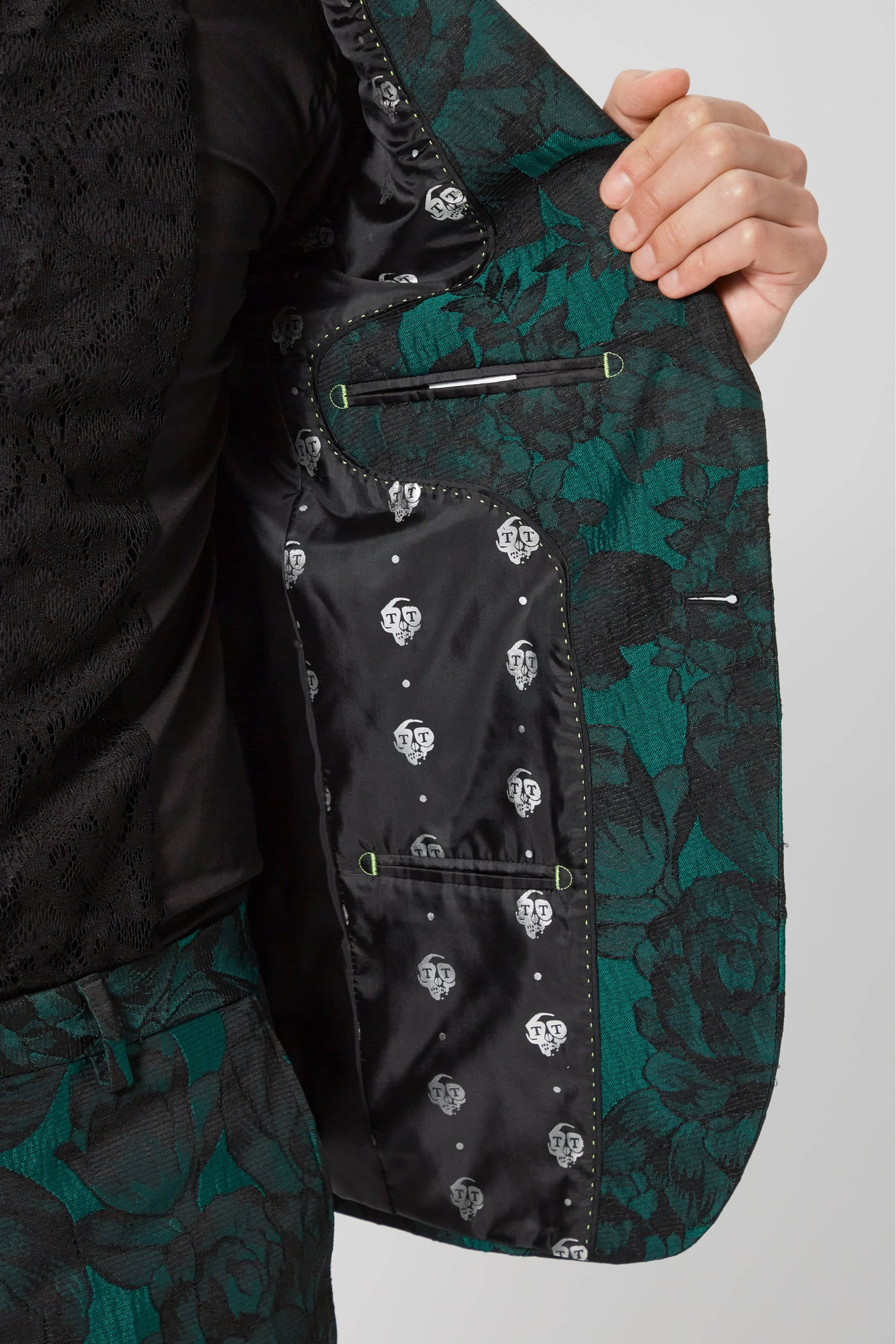Gilmour Slim Fit Green Suit Jacket