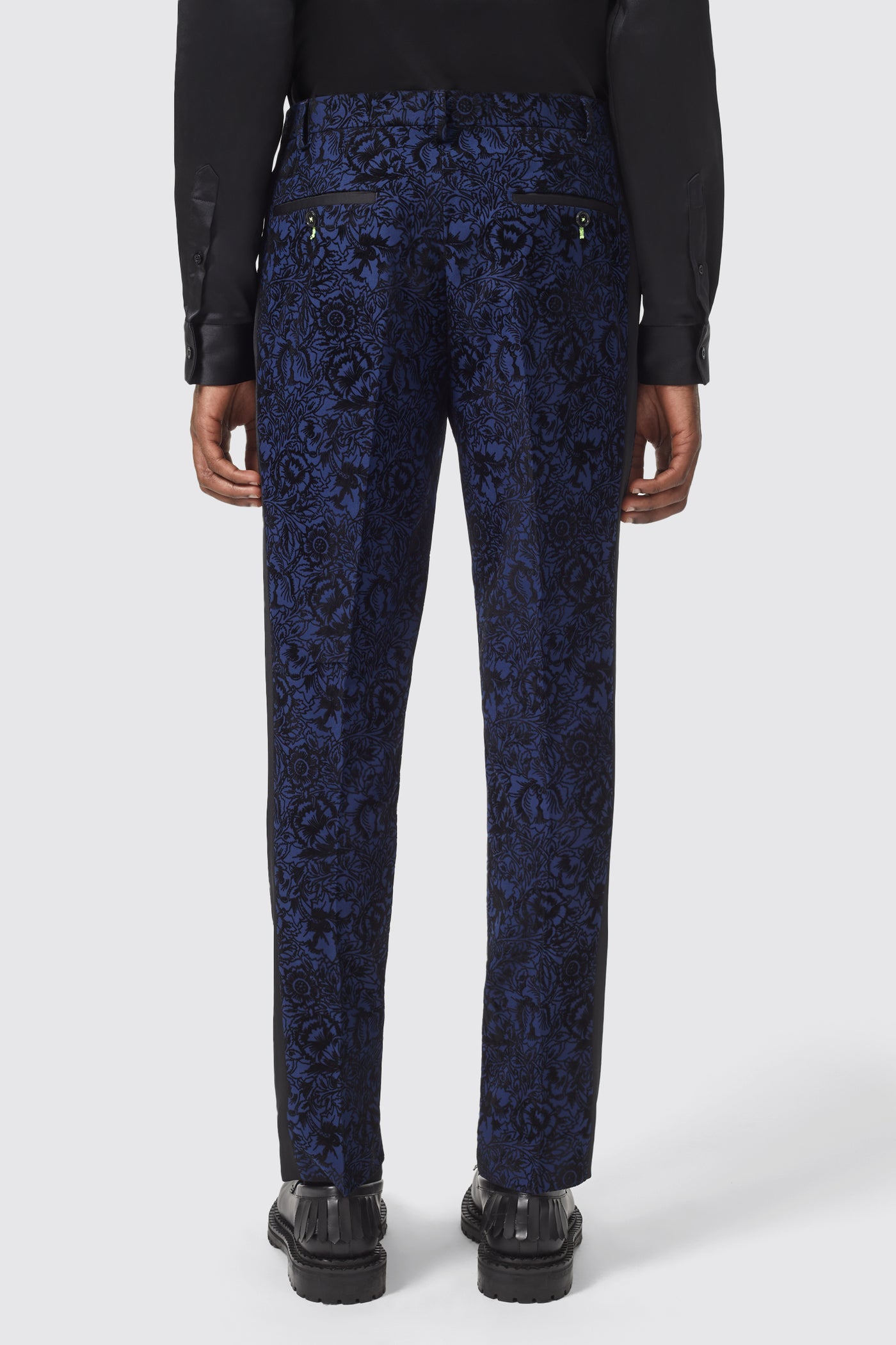 Arundhati Slim Fit Blue Pant - ARCHIVE
