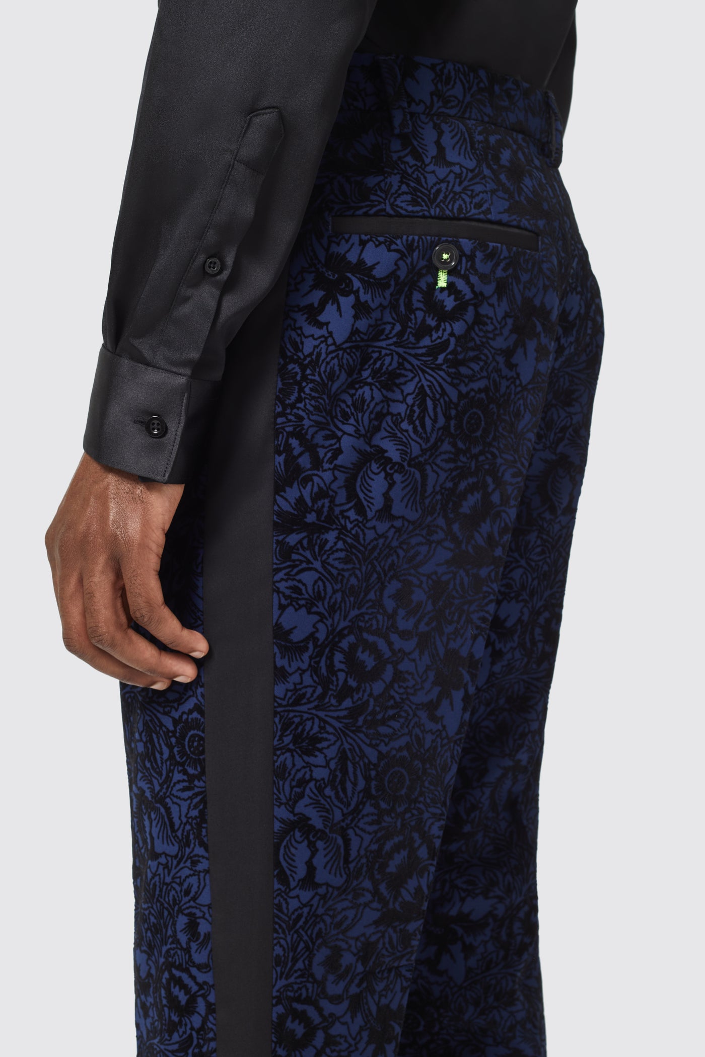 Arundhati Slim Fit Blue Pant - ARCHIVE