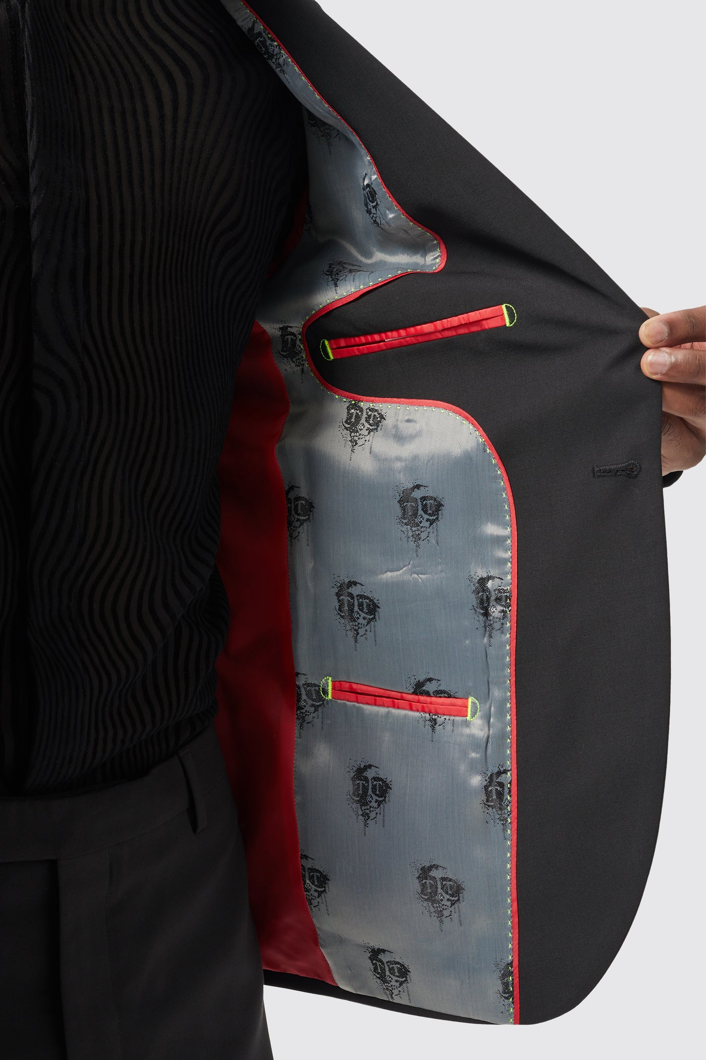 Buscot Slim Fit Black Jacket - ARCHIVE