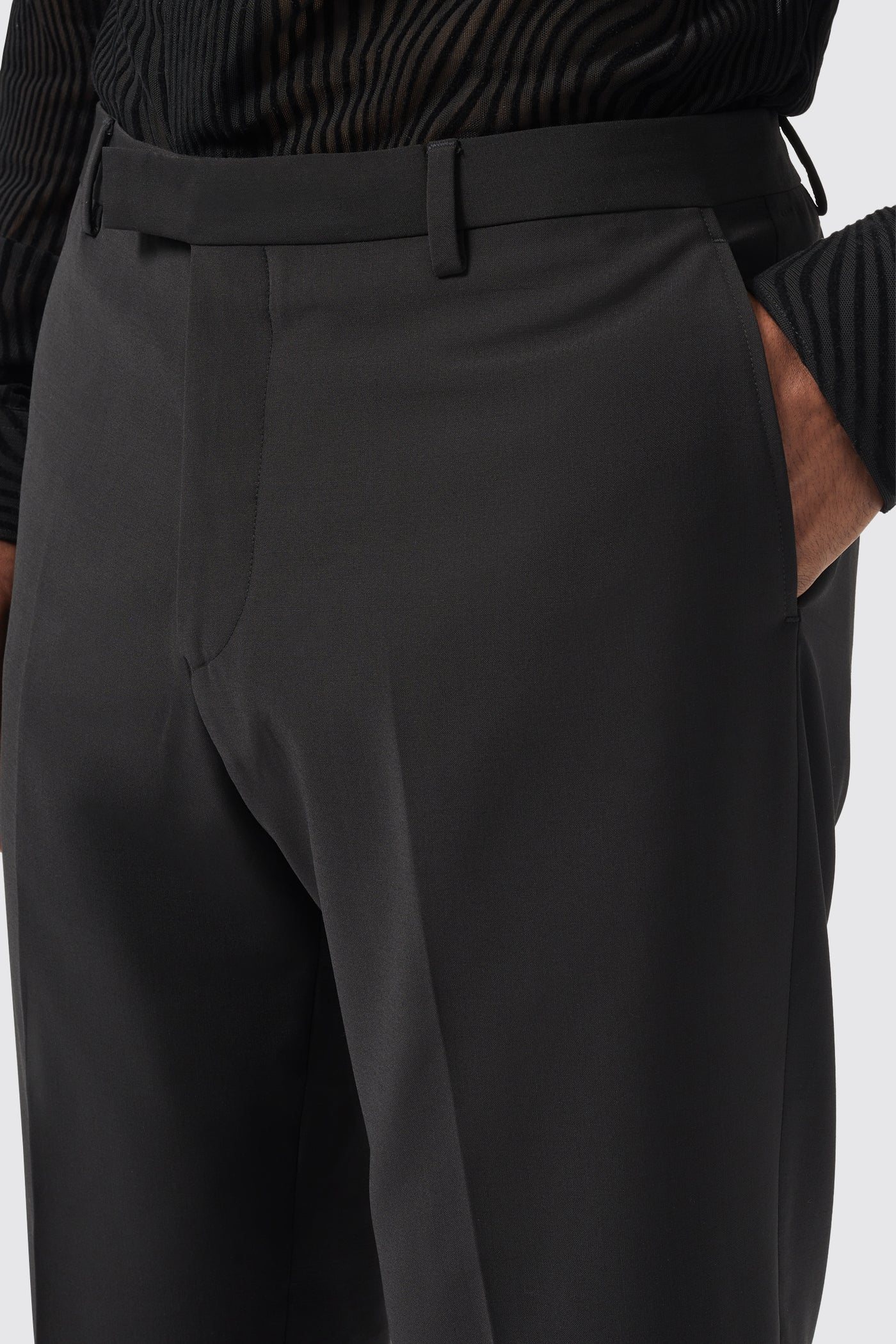 Buscot Slim Fit Black Trousers - ARCHIVE