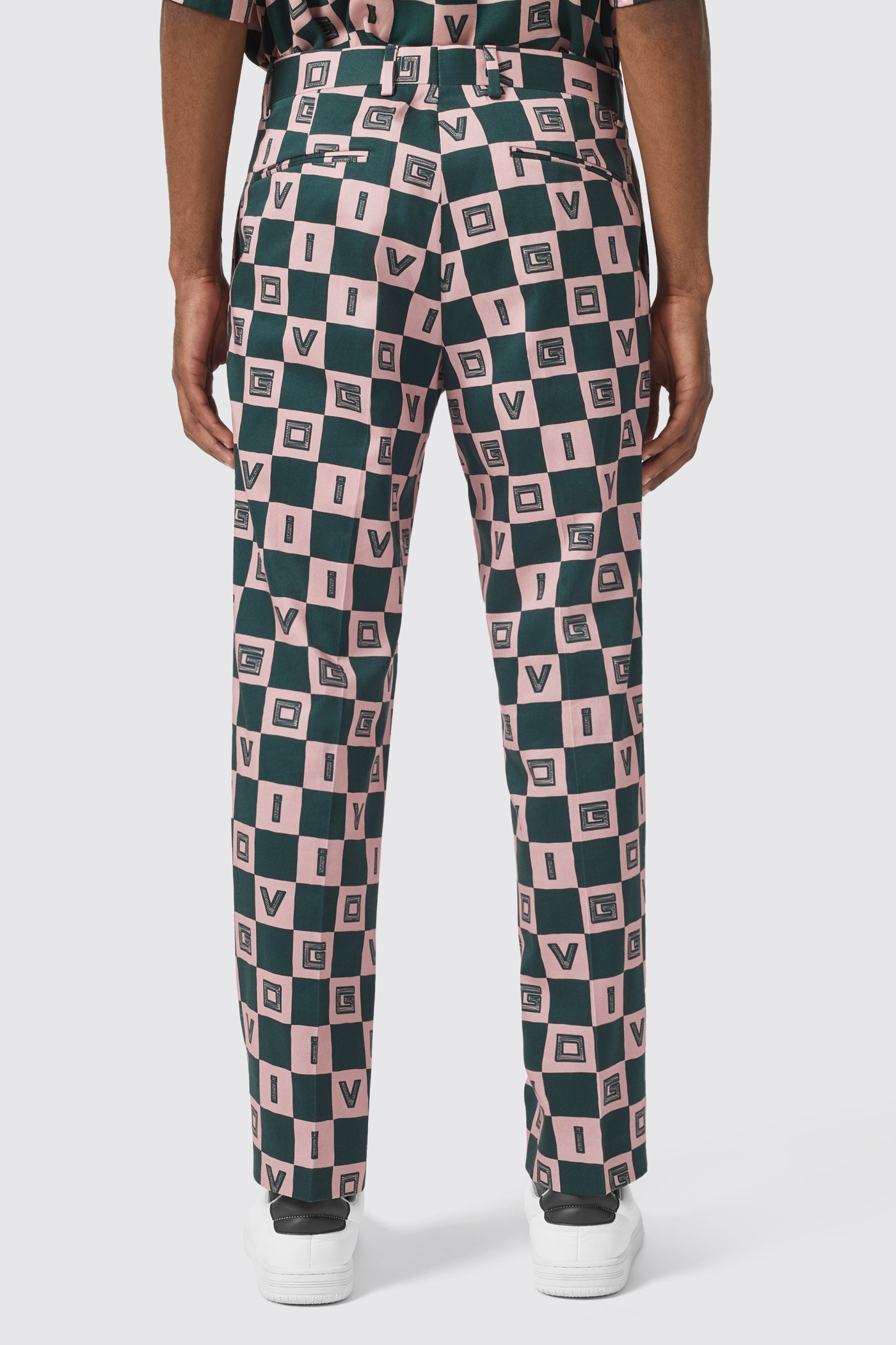 Bonucci Oversized Green Check Pant - ARCHIVE