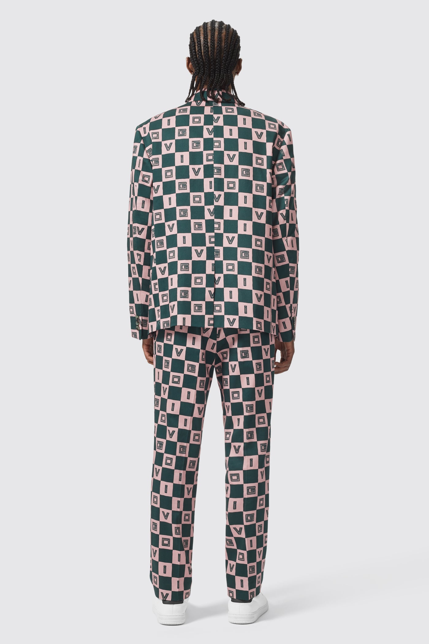 Bonucci Oversized Green Check Pant - ARCHIVE