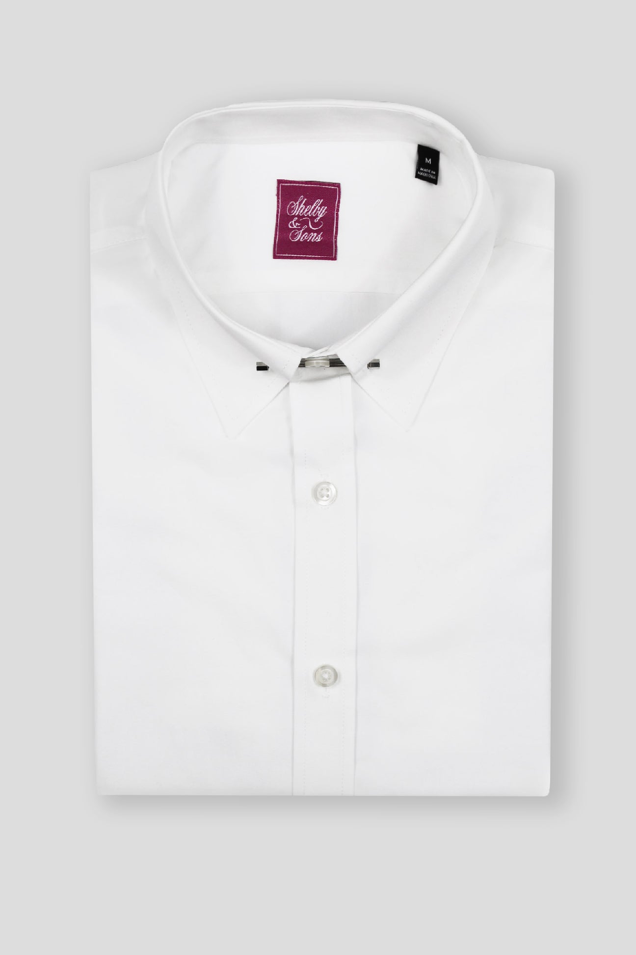 Webb Slim Fit White Cotton Shirt