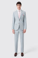 Archer Slim Fit Blue Tweed Blend Suit
