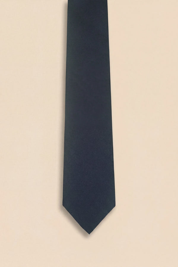 Allegra Silk Texture Navy Tie