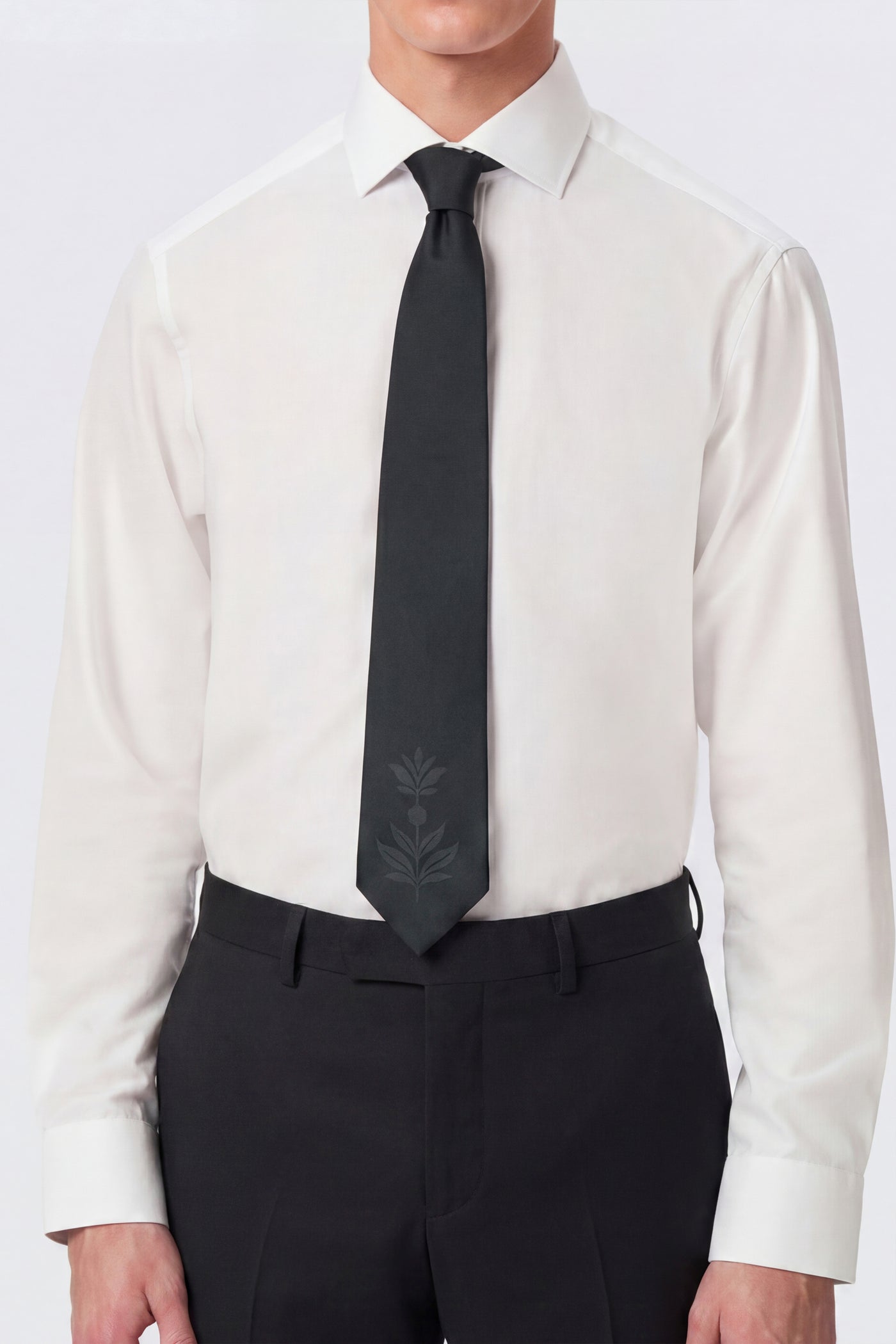Atticus Floral Placement Black Tie