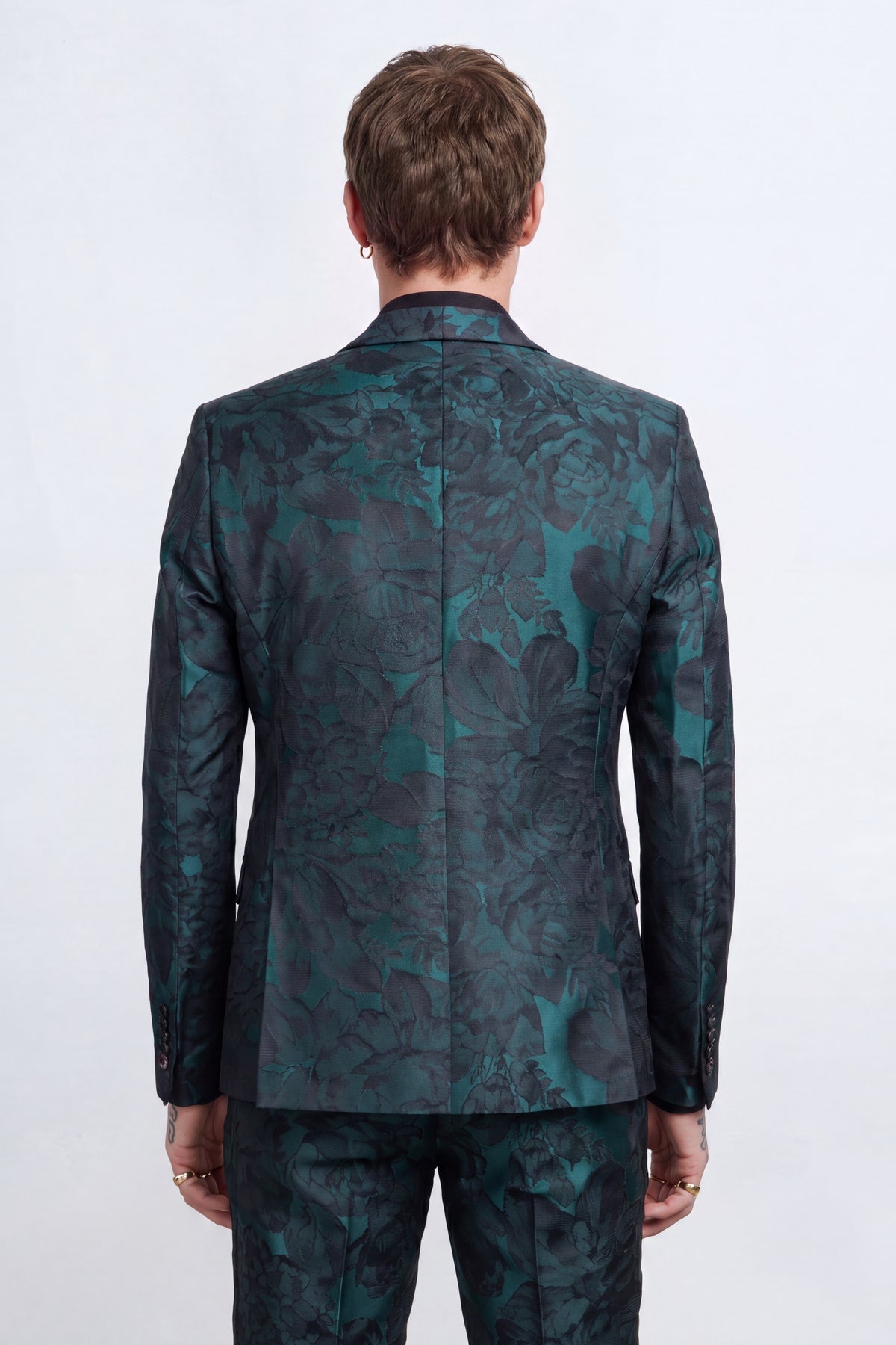 Gilmour Slim Fit Green Suit Jacket