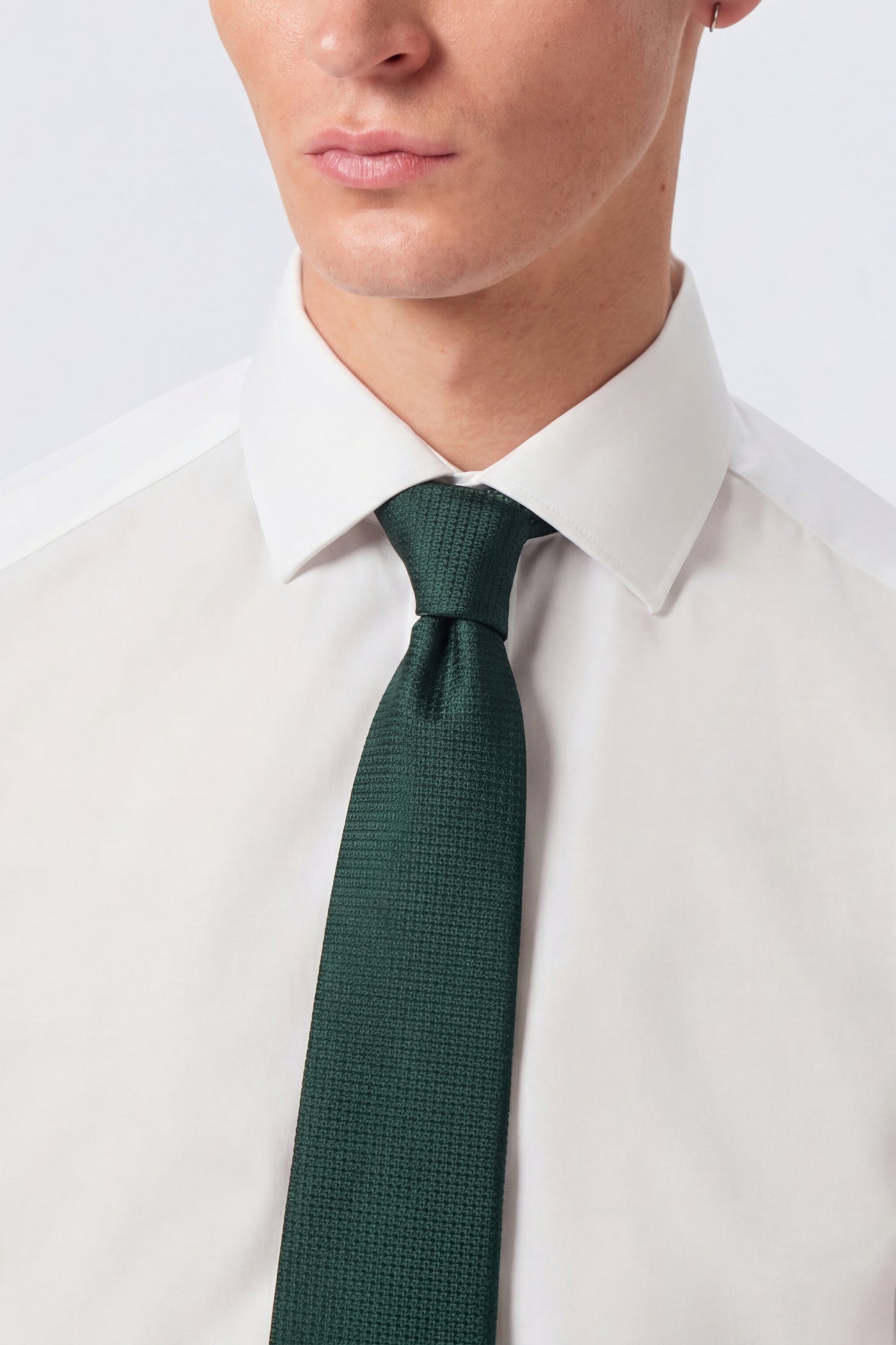 Miles Texture Tie Green Bottle