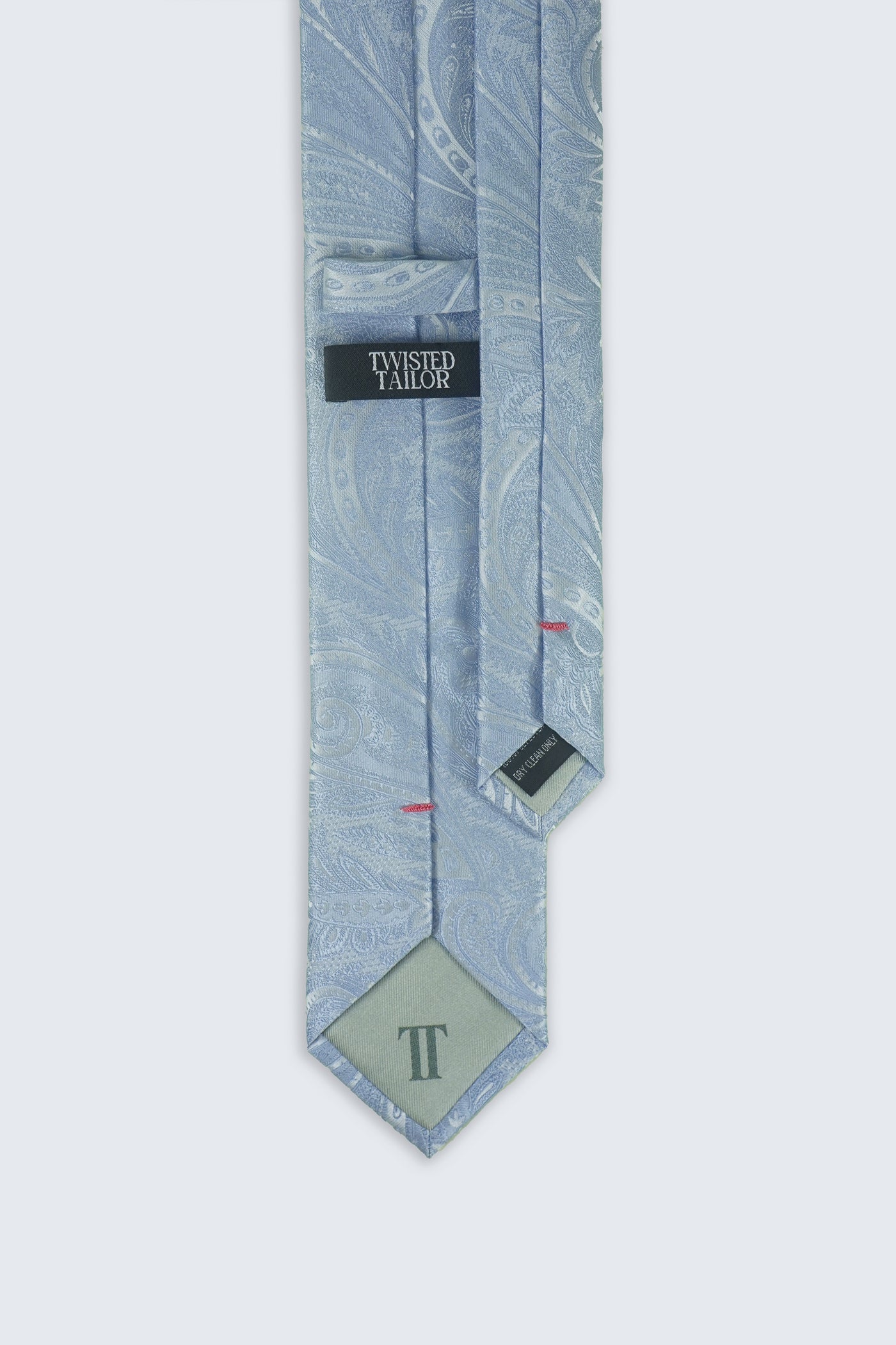 Shriever Paisley Light Blue Tie Set