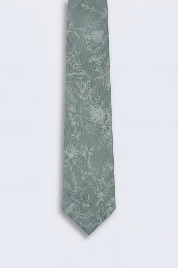 Jasper Floral Sage Tie