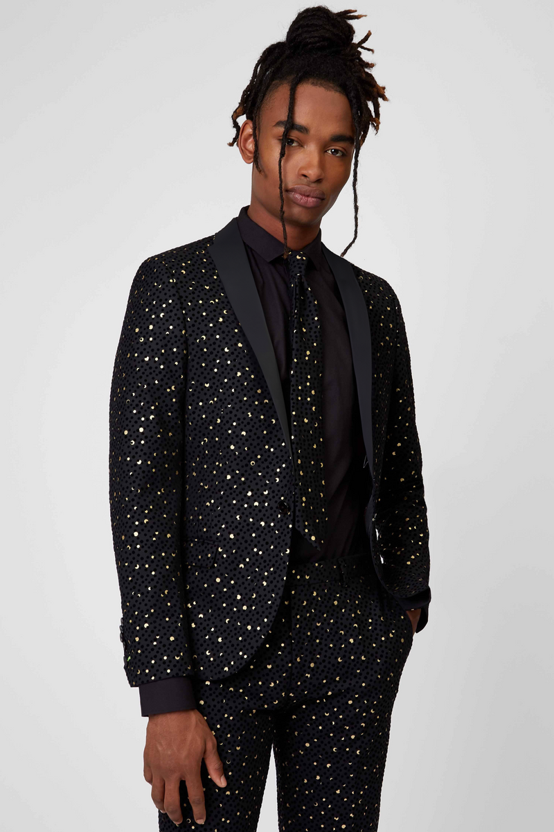 Polka dot suit jacket mens on sale