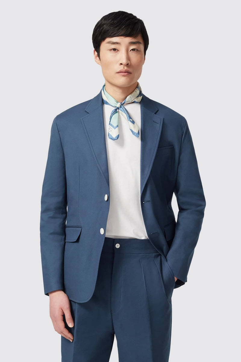 Berkley Tailored Fit Navy Cotton Jacket ARCHIVE
