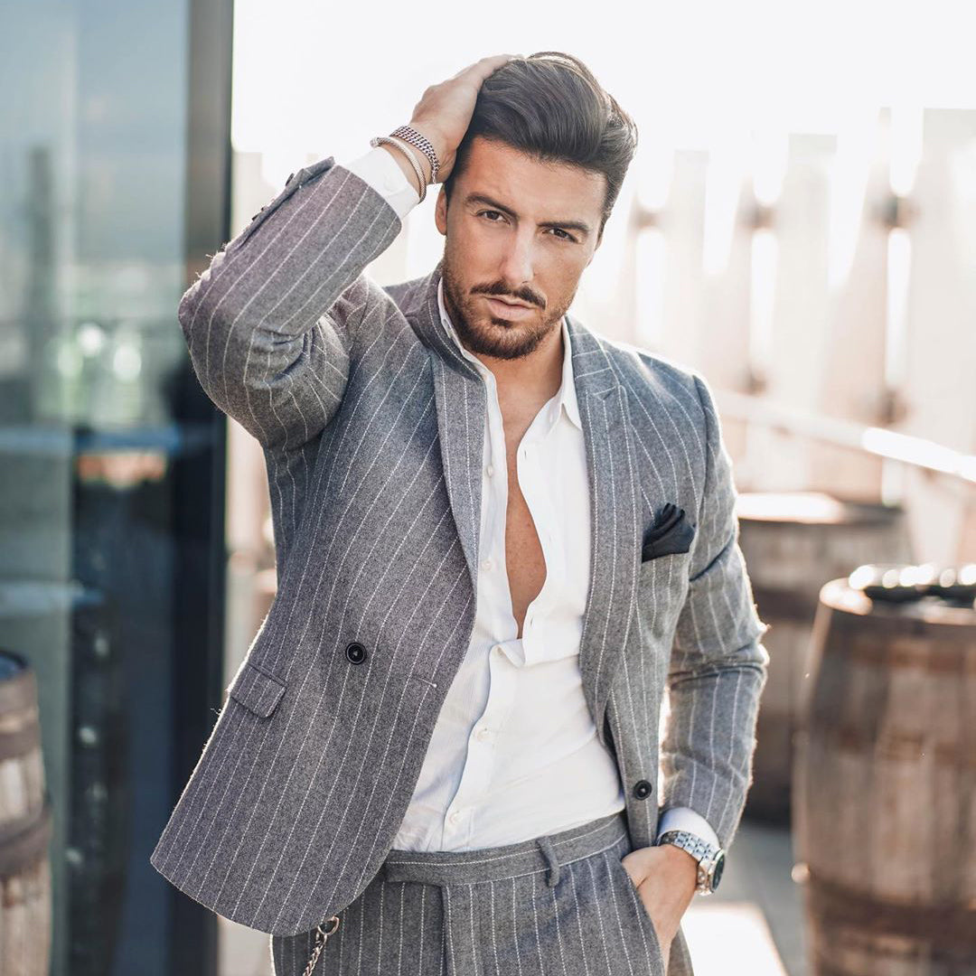 Double breasted suit deals in style
