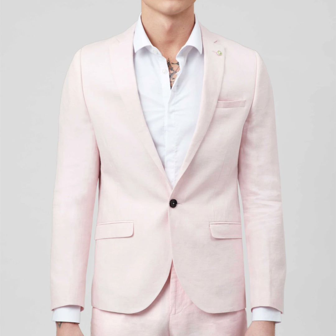 Style Guide: How to Wear a Pink Suit