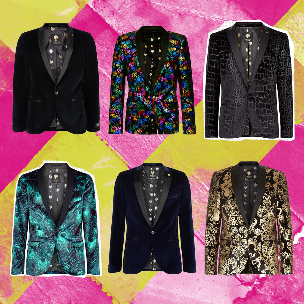 Dolce & Gabbana Chantilly Lace Velvet Evening Jacket, Black/Gold | Evening  jackets, Prom suits, Indian men fashion