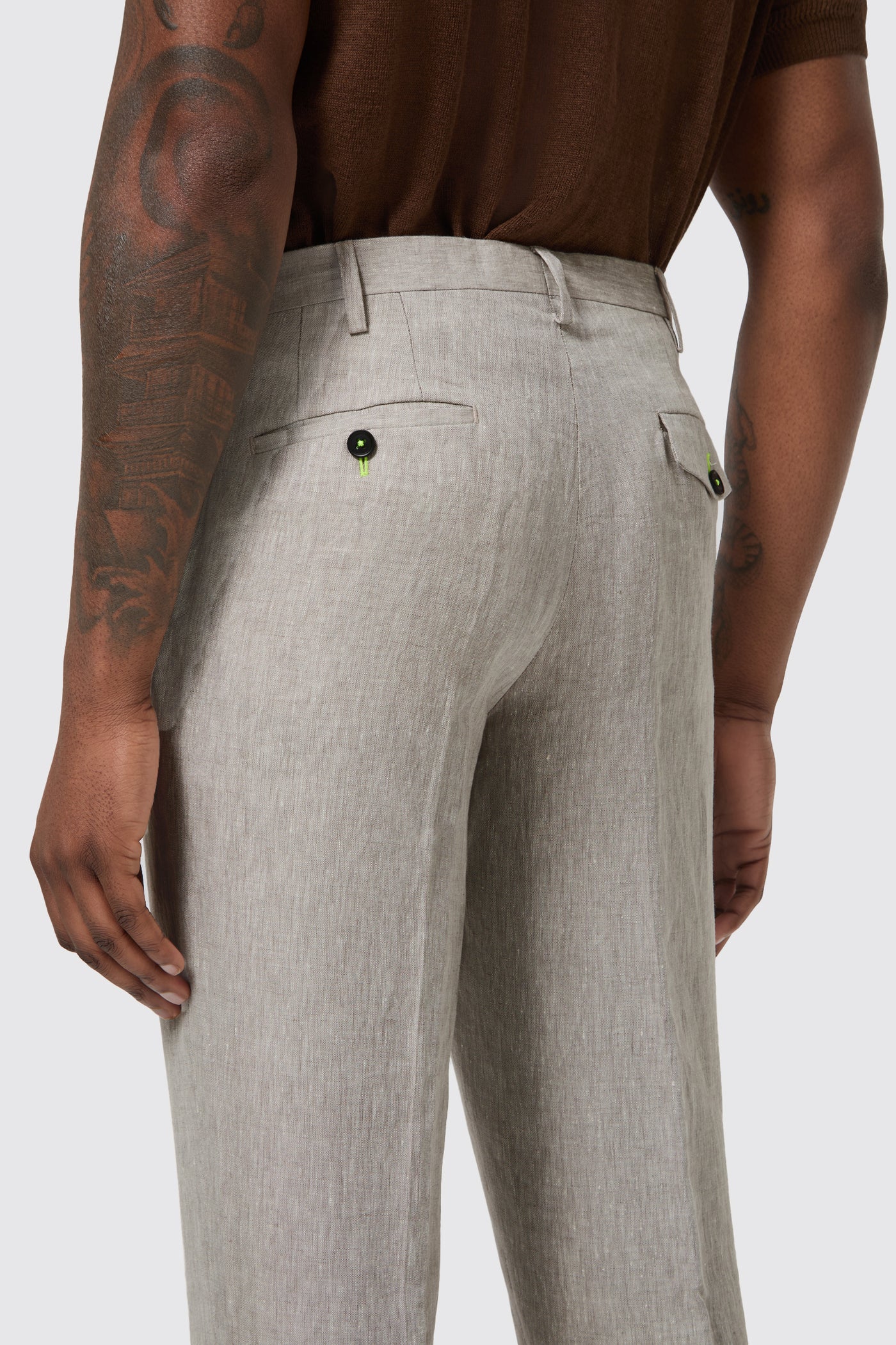 Claremont Slim Fit Grey Linen Suit
