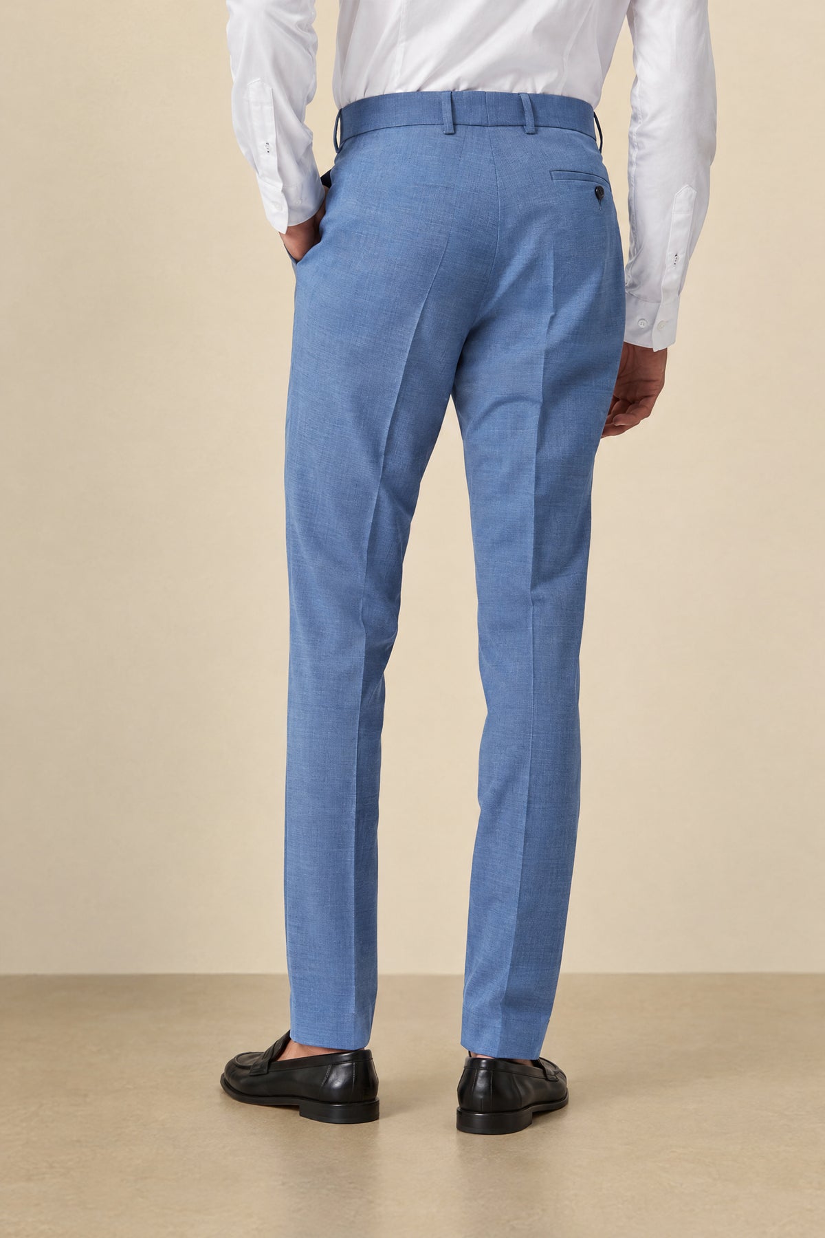 Kilburn Slim Fit Blue Suit Trousers