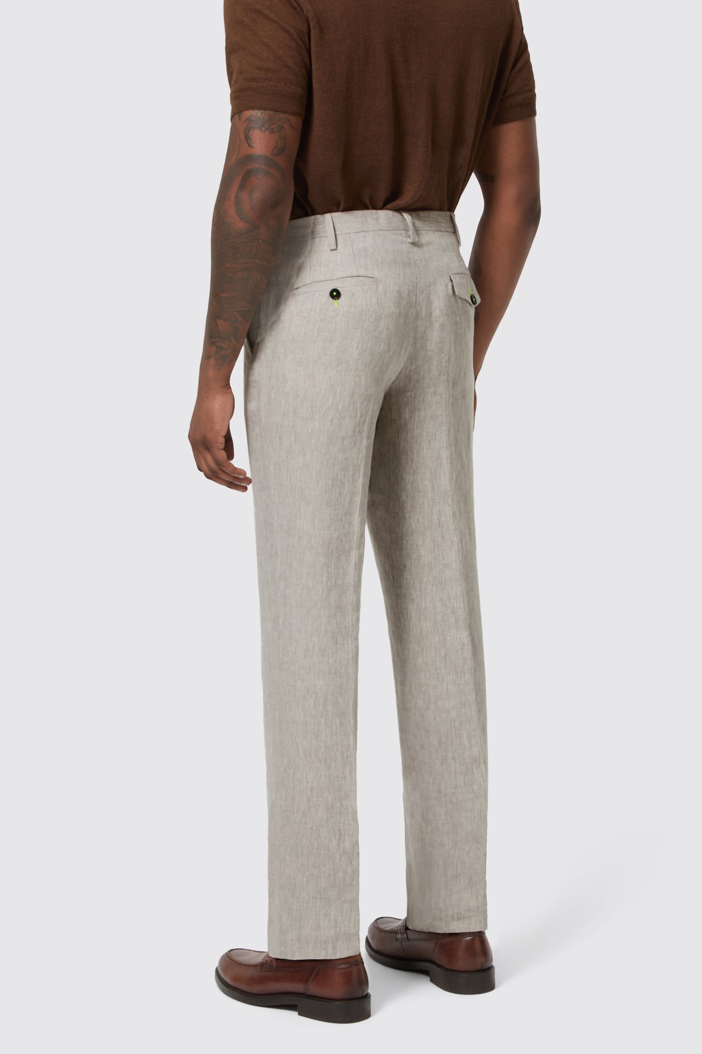 Claremont Slim Fit Grey Linen Suit