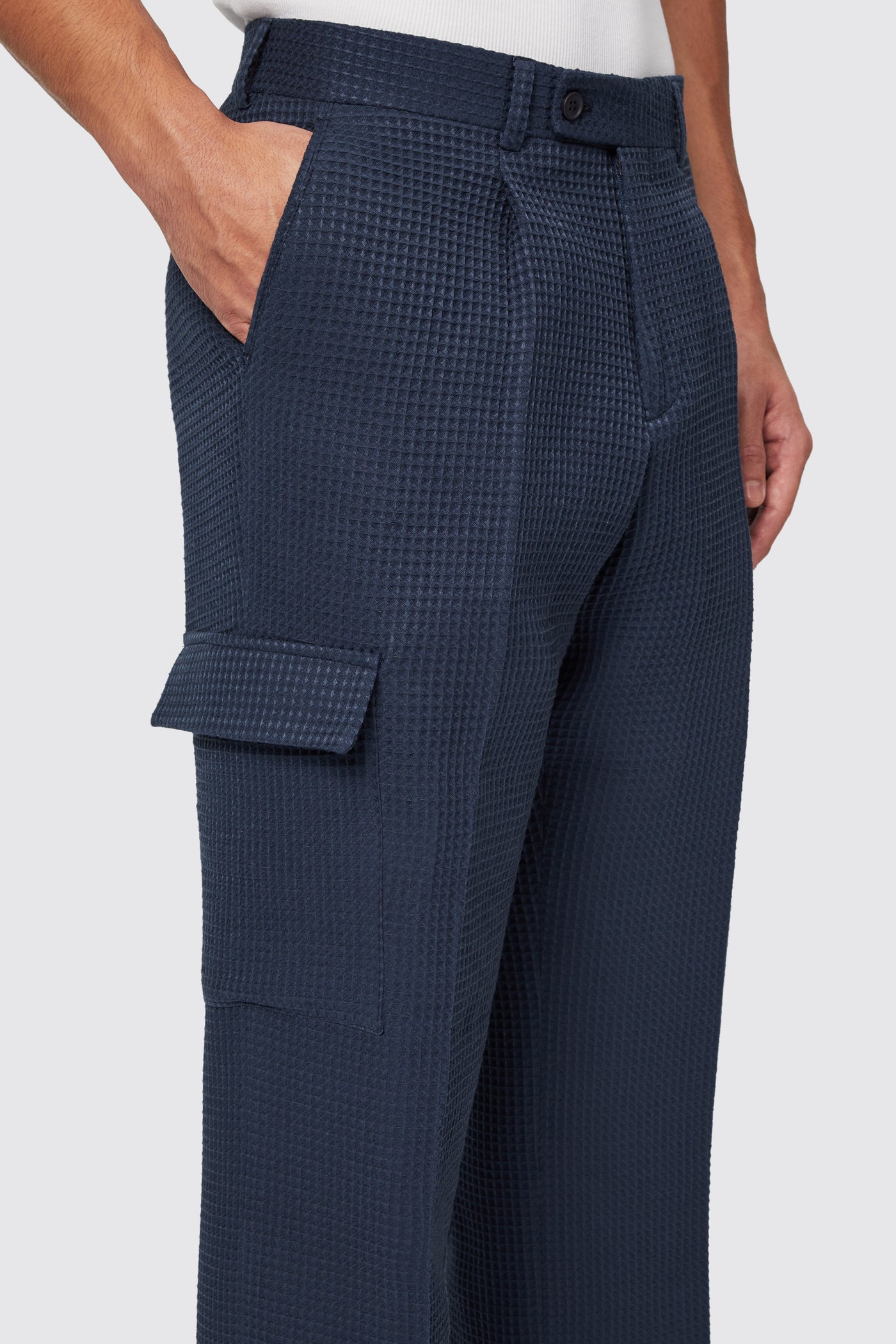 anthony-oversized-navy-waffle-knit-cotton-trousers
