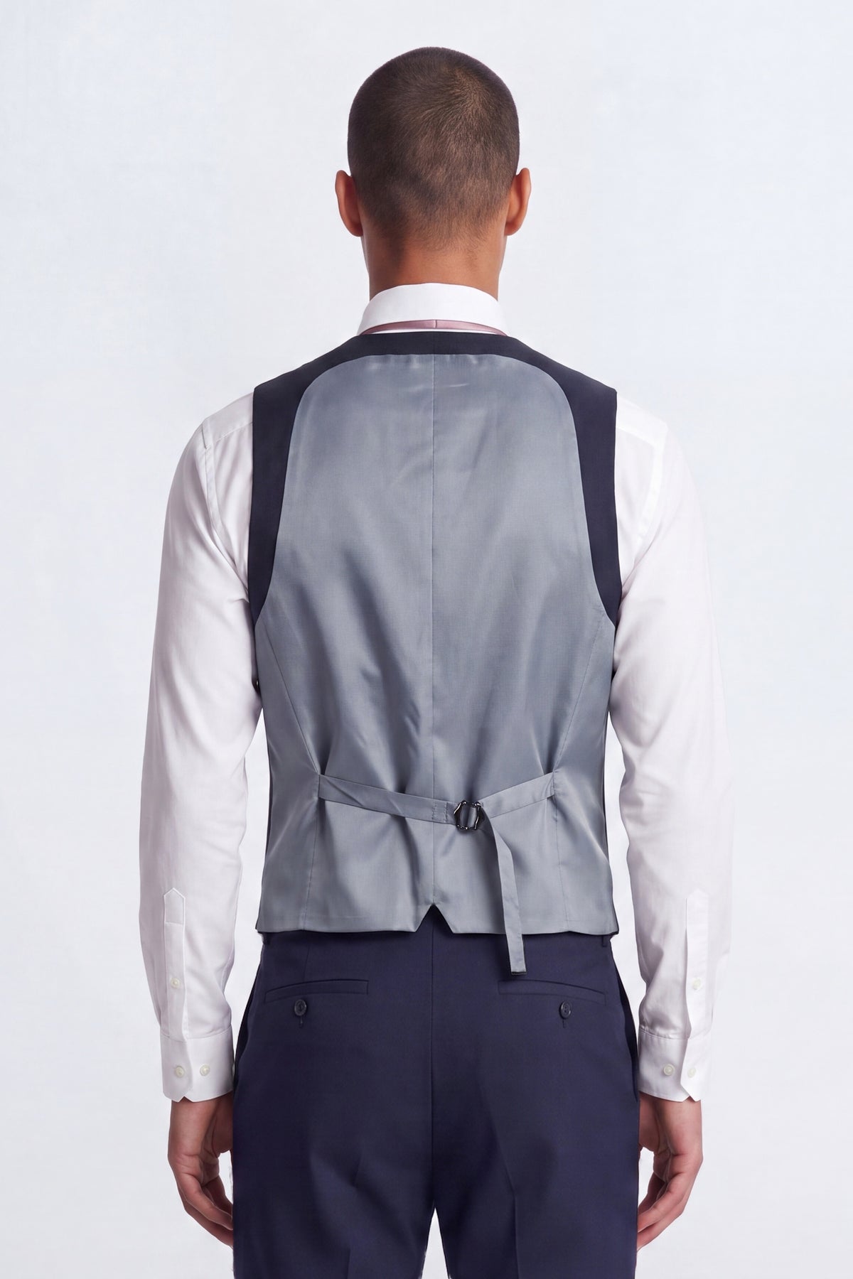 Orwell Slim Fit Navy Vest